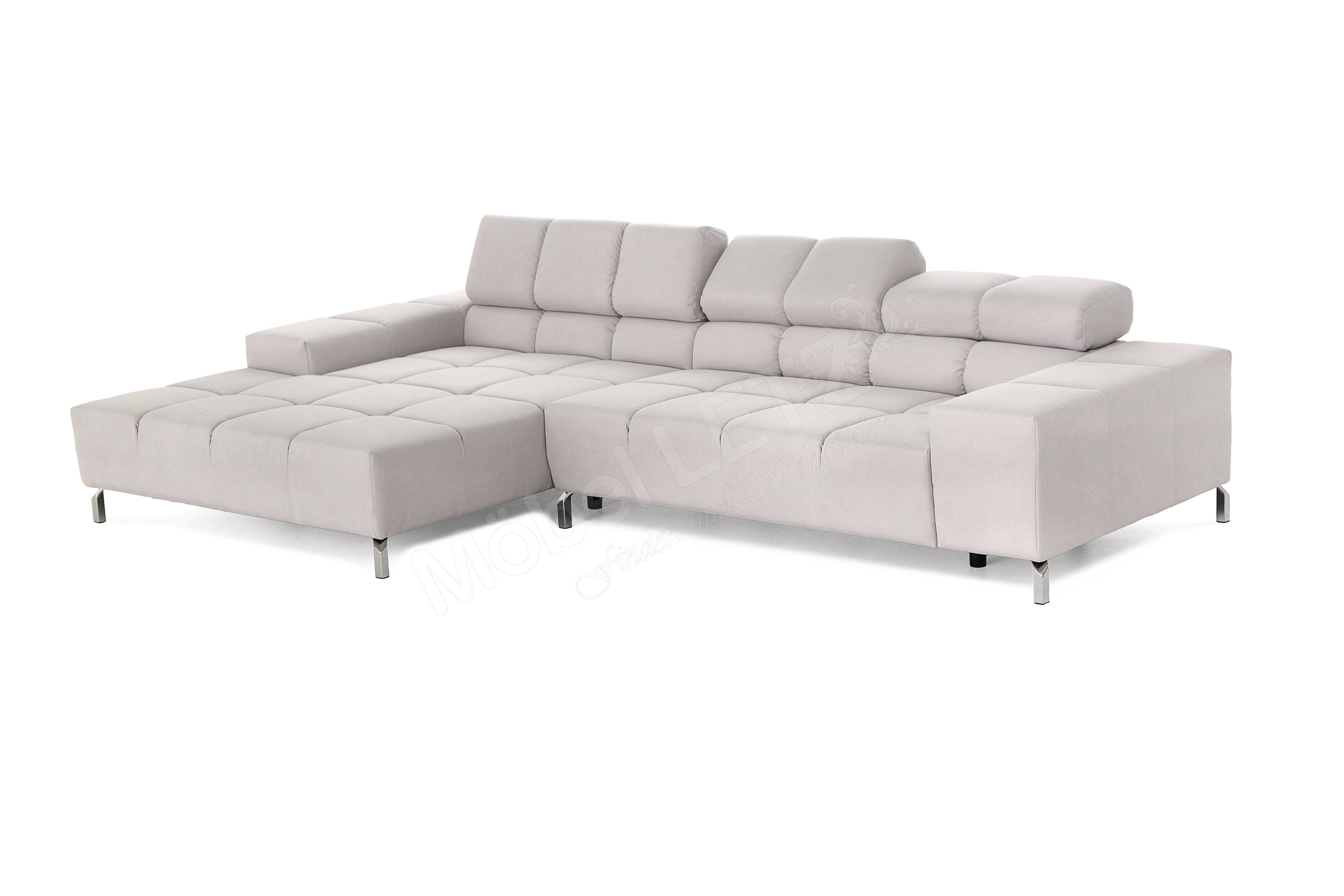 Candy Polstermöbel Wisconsin / Wilson Polsterecke silber | Möbel Letz