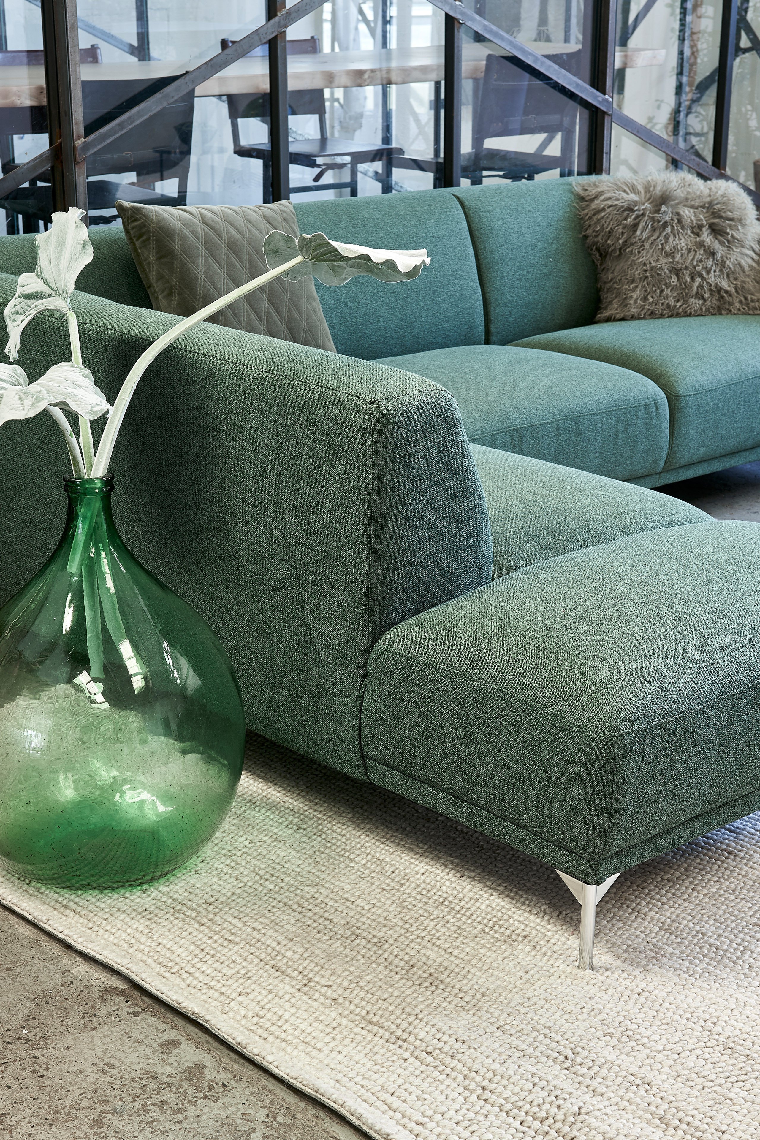 Easy Sofa Umberto Ecksofa grün | Möbel Letz - Ihr Online-Shop