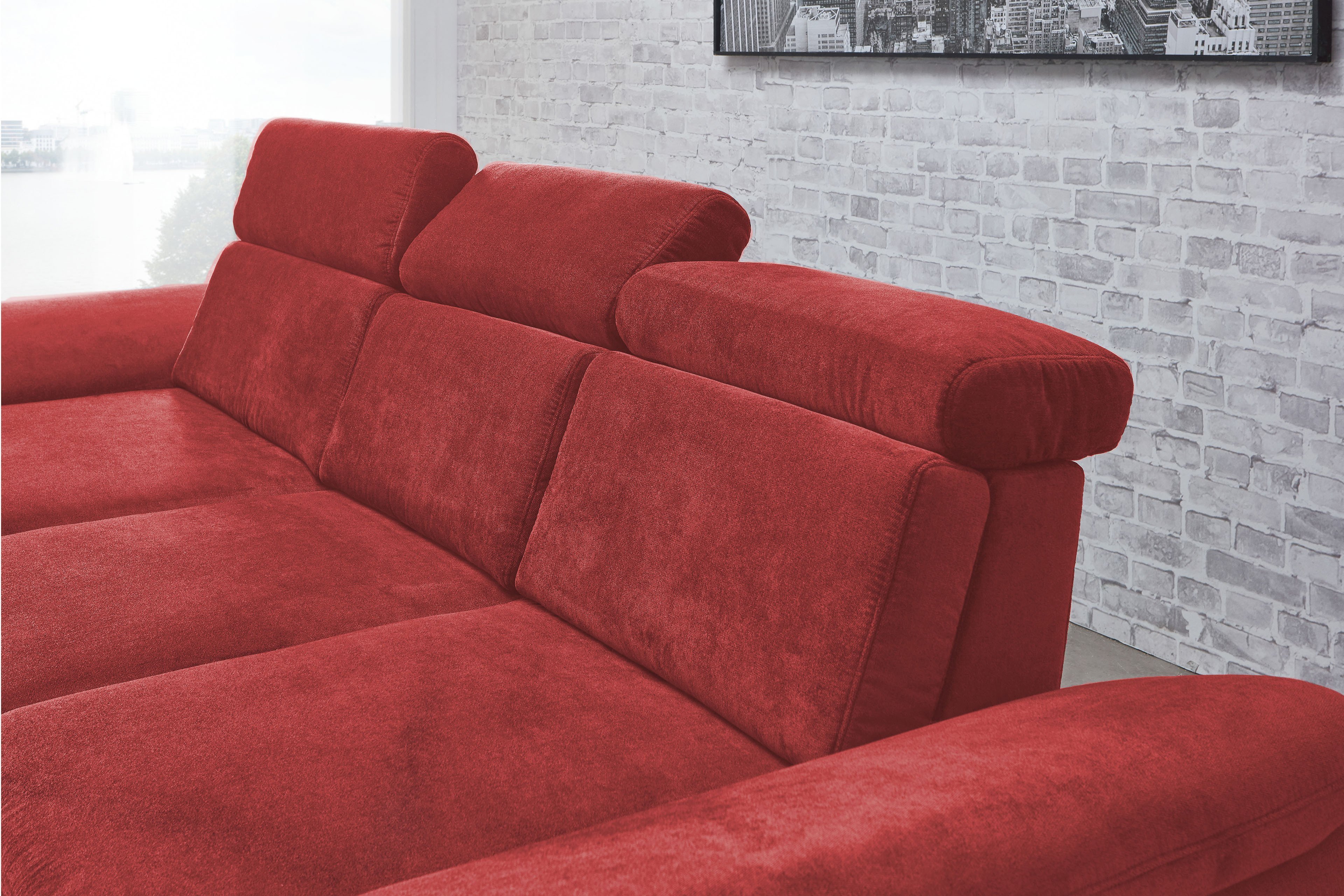 Sit & More Cabrio Polsterecke rot | Möbel Letz - Ihr Online-Shop