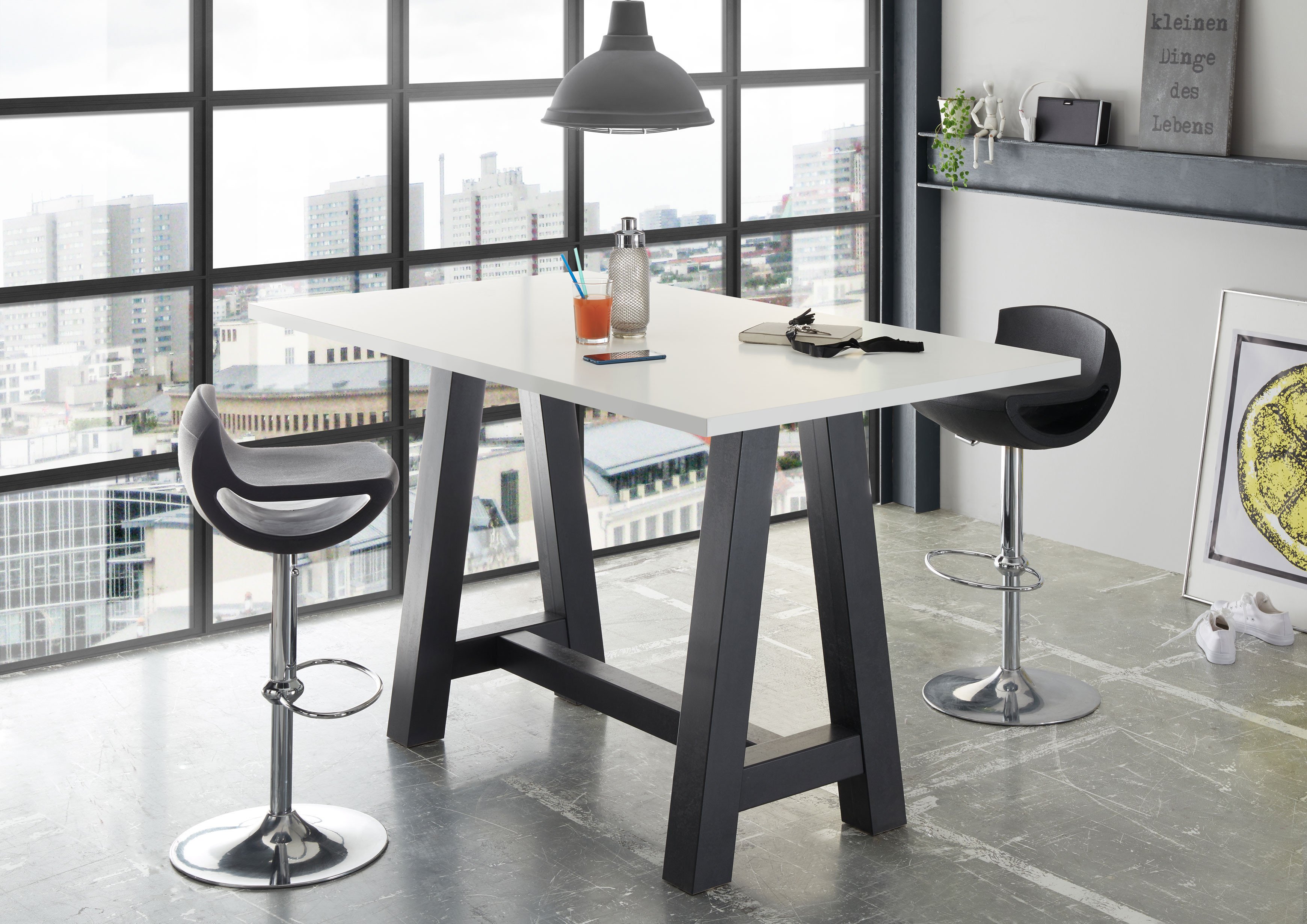 Mäusbacher Bartresen Tischsystem in Weiß lackiert | Möbel Letz - Ihr  Online-Shop