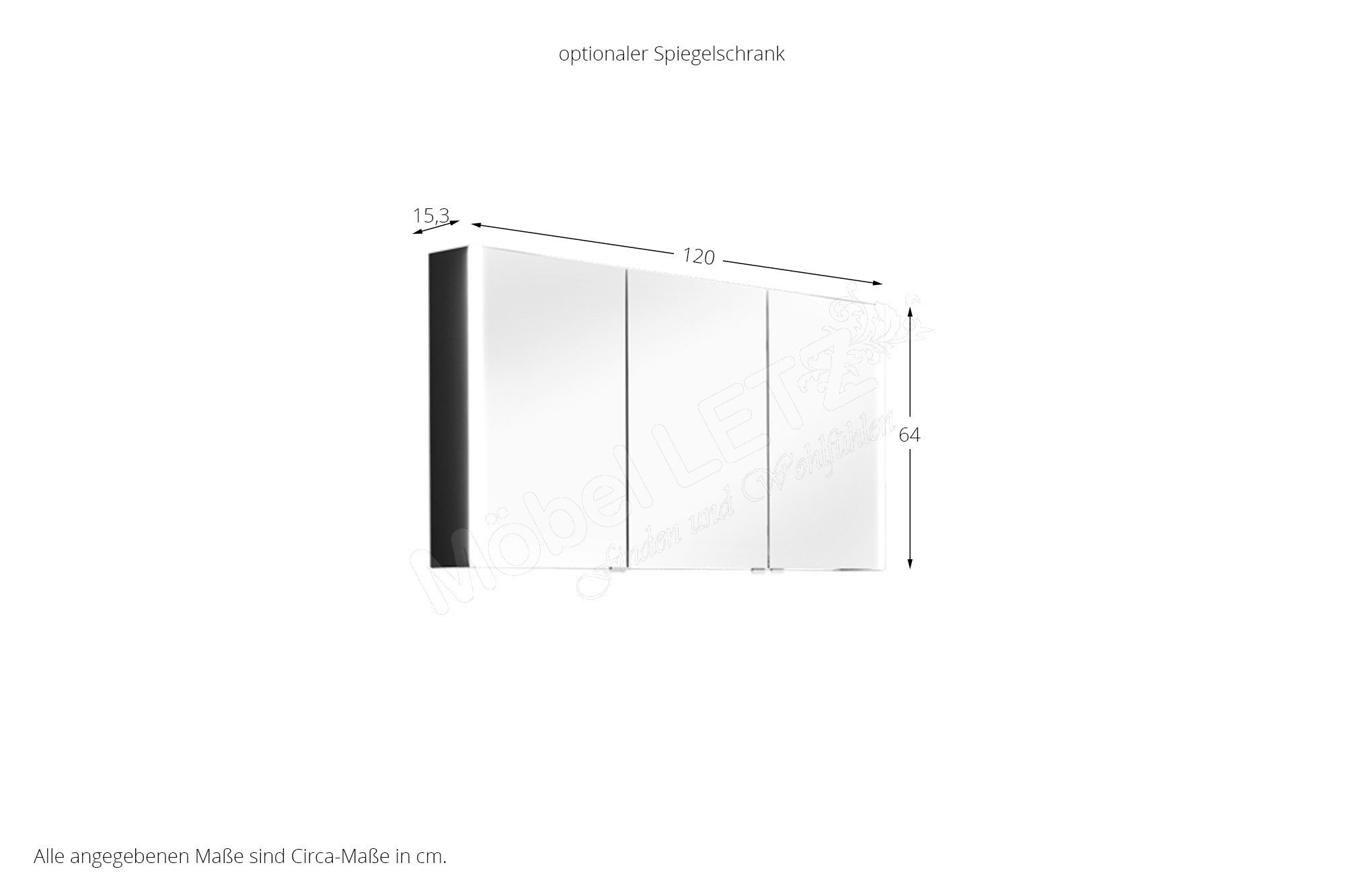 puris Badezimmer Brillant karbon | Möbel Letz - Ihr Online-Shop