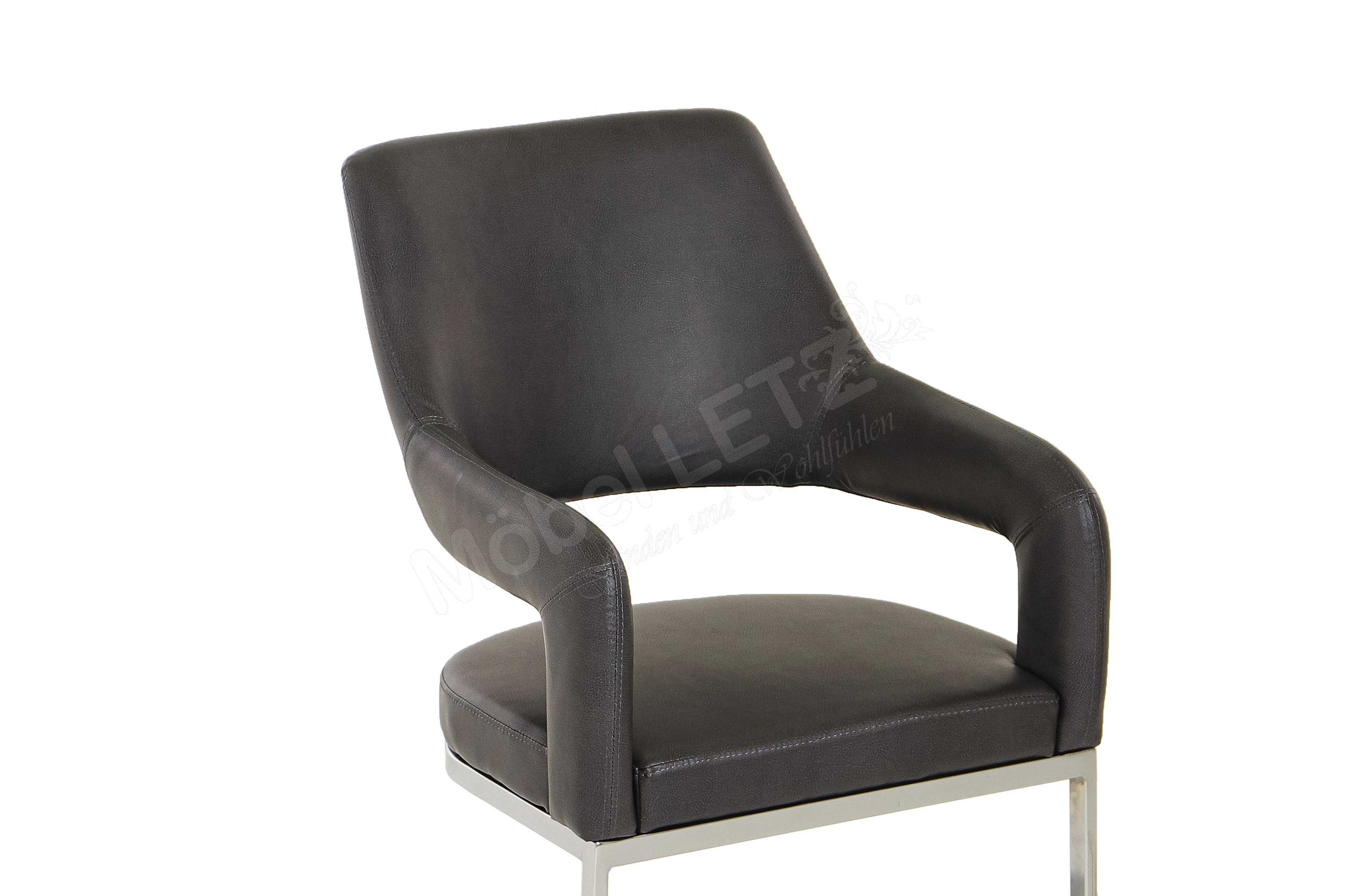 Stuhl Beate von Pro.Com International in Vintage grau | Möbel Letz - Ihr  Online-Shop