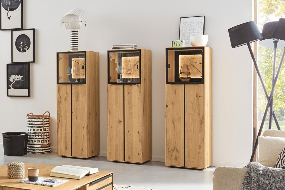 Decker Valero Vitrine 118 Asteiche | Möbel Letz - Ihr Online-Shop