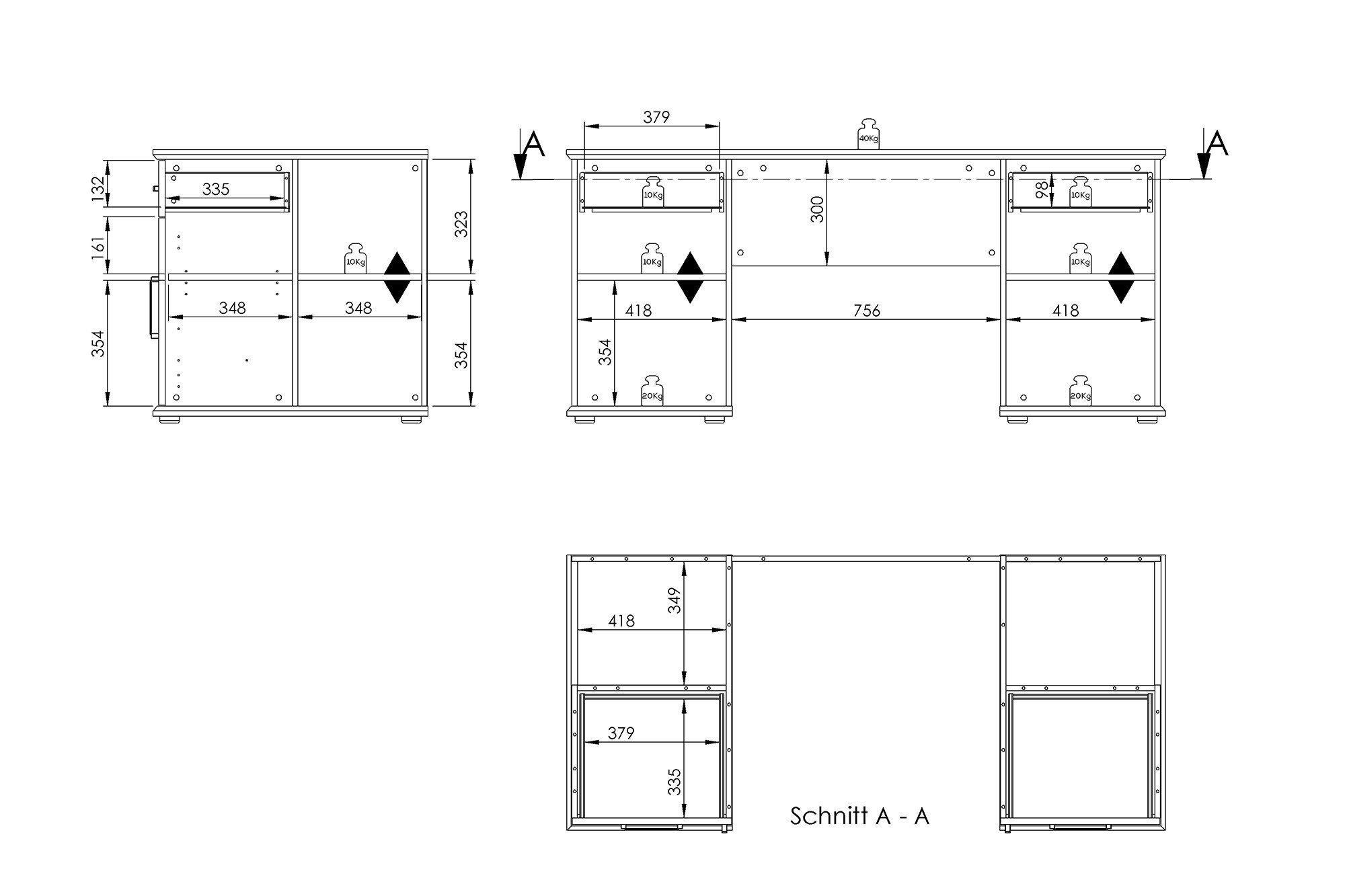 Maja Villo Schreibtisch anthrazit-Eiche | Möbel Letz - Ihr Online-Shop
