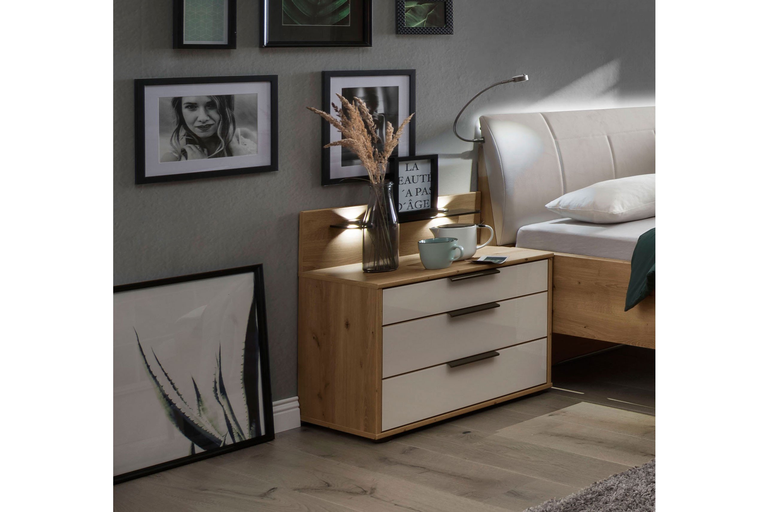 Möbel Letz Online-Shop - Schlafzimmer Monaco Eiche - Wiemann | Ihr champagner