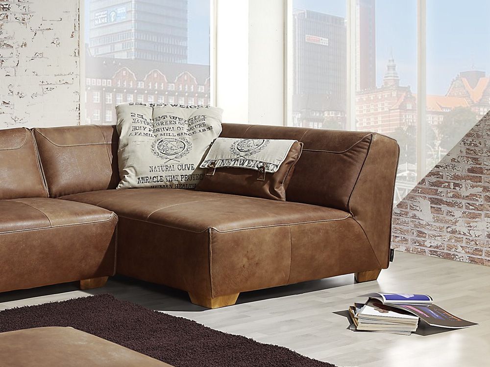 Ultsch Lobby Ledercouch braun | Möbel Letz - Ihr Online-Shop