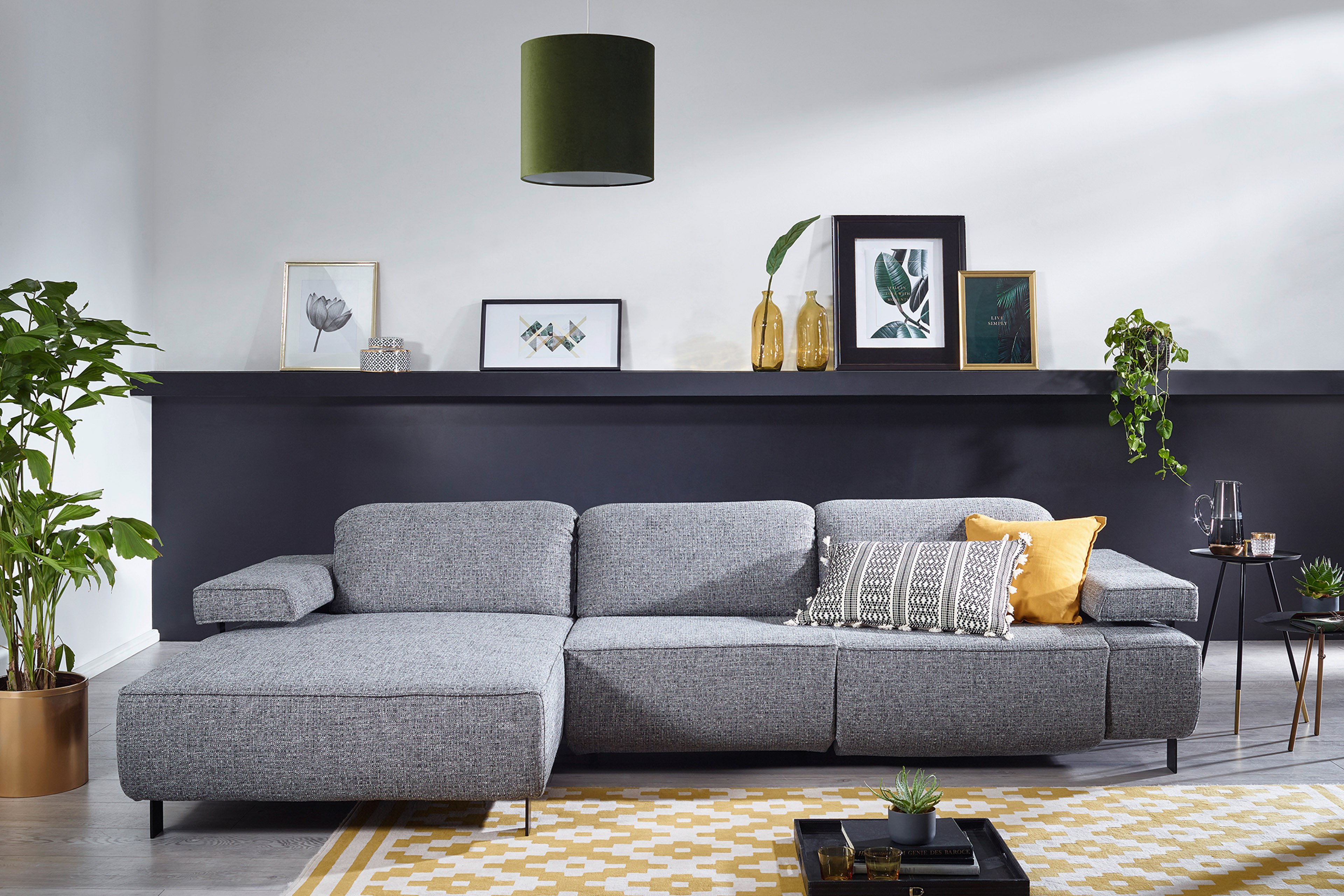 ES Brand Cosy Ecksofa in Grau Möbel Letz Ihr