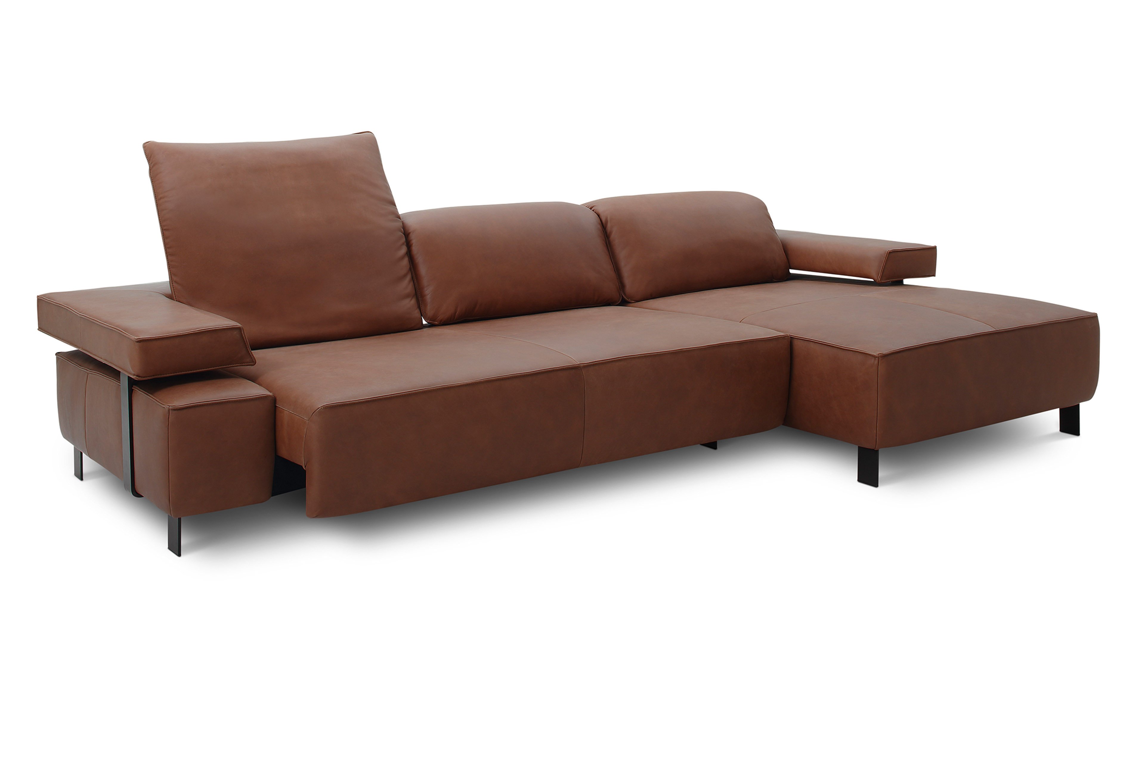 ES Brand Cosy Ledersofa cognac Möbel Letz Ihr