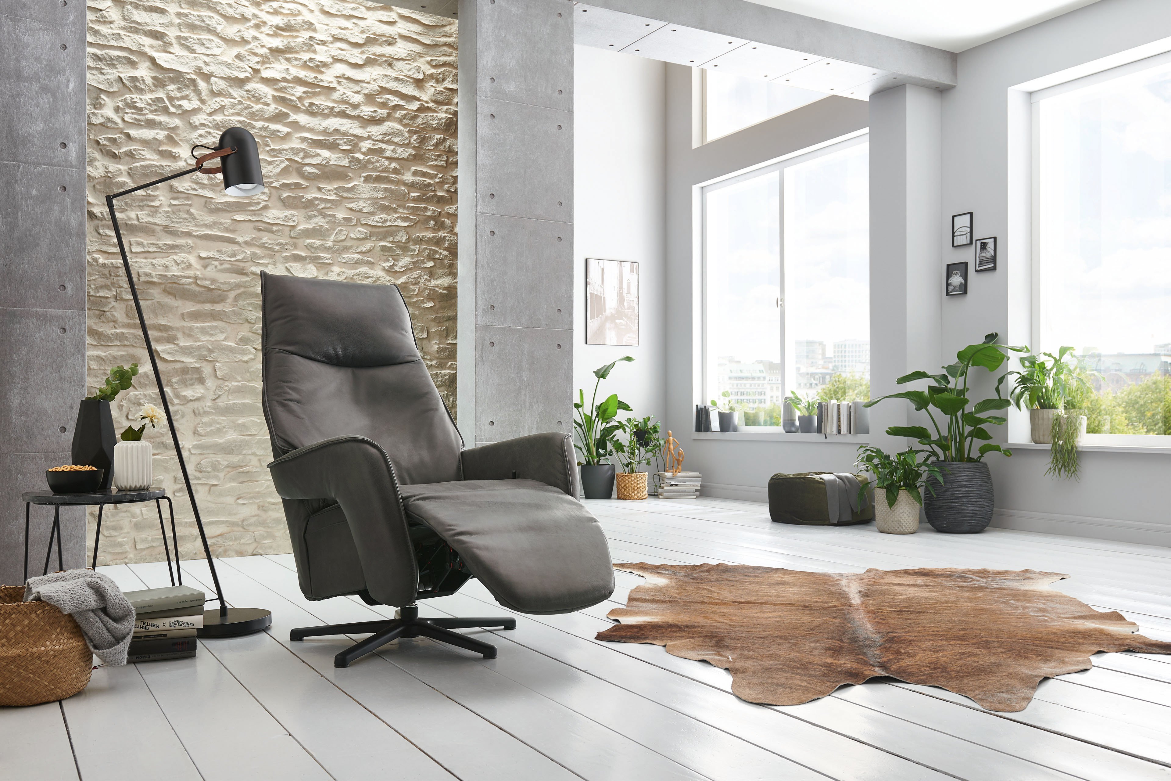 Hukla HU-EH20033 Relaxsessel in Anthrazit | Möbel Letz - Ihr online