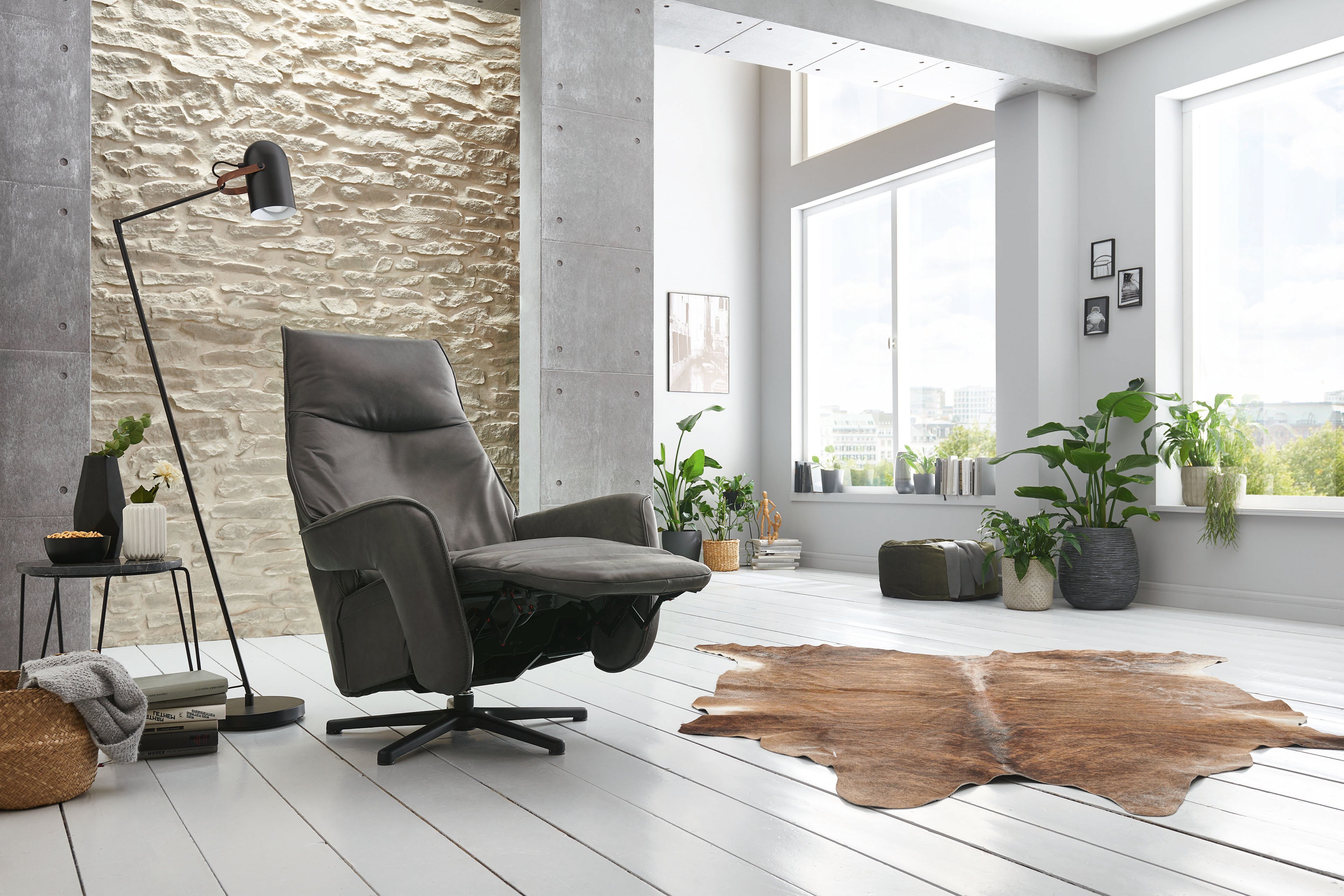 Hukla HU-EH20033 Relaxsessel in Anthrazit | Möbel Letz - Ihr online