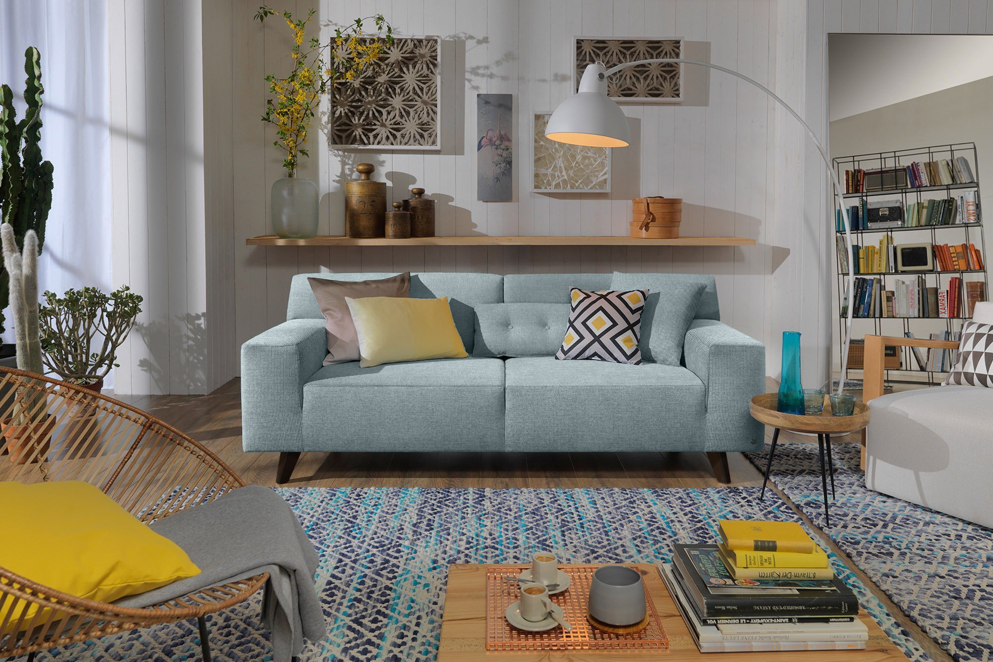 Tom Tailor Nordic Pure 6041 Couch in Hellblau | Möbel Letz - Ihr Online-Shop