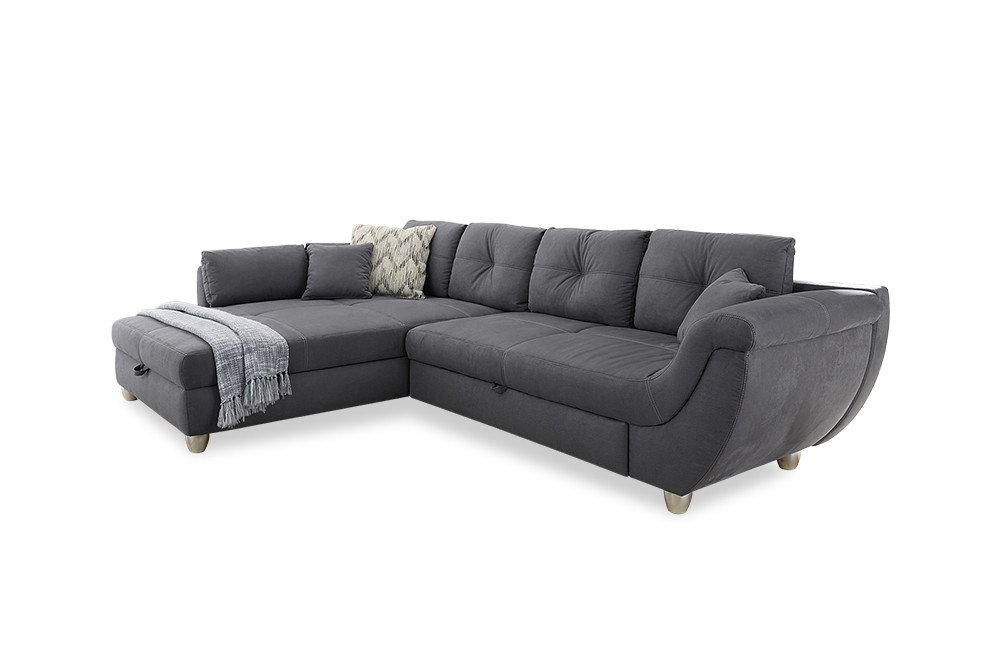 Jockenhöfer Polstermöbel Maranello Sofa in L-Form grau | Möbel Letz - Ihr  Online-Shop