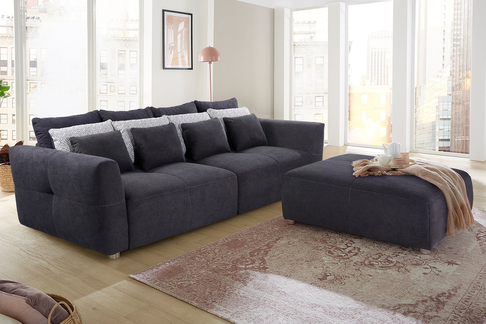 Möbel Sofa Letz Online-Shop | Jockenhöfer Ihr dunkelblau Big - Gulliver