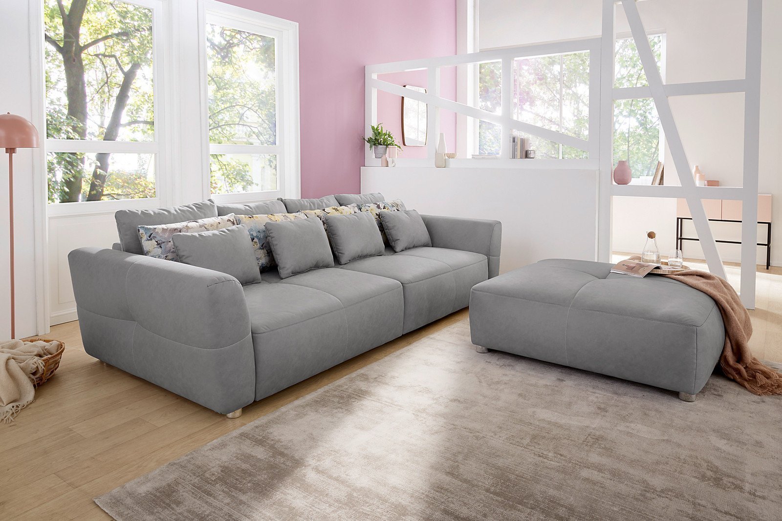 Gulliver Polstermöbel Big Ihr - Grau Sofa | Online-Shop in Jockenhöfer Möbel Letz