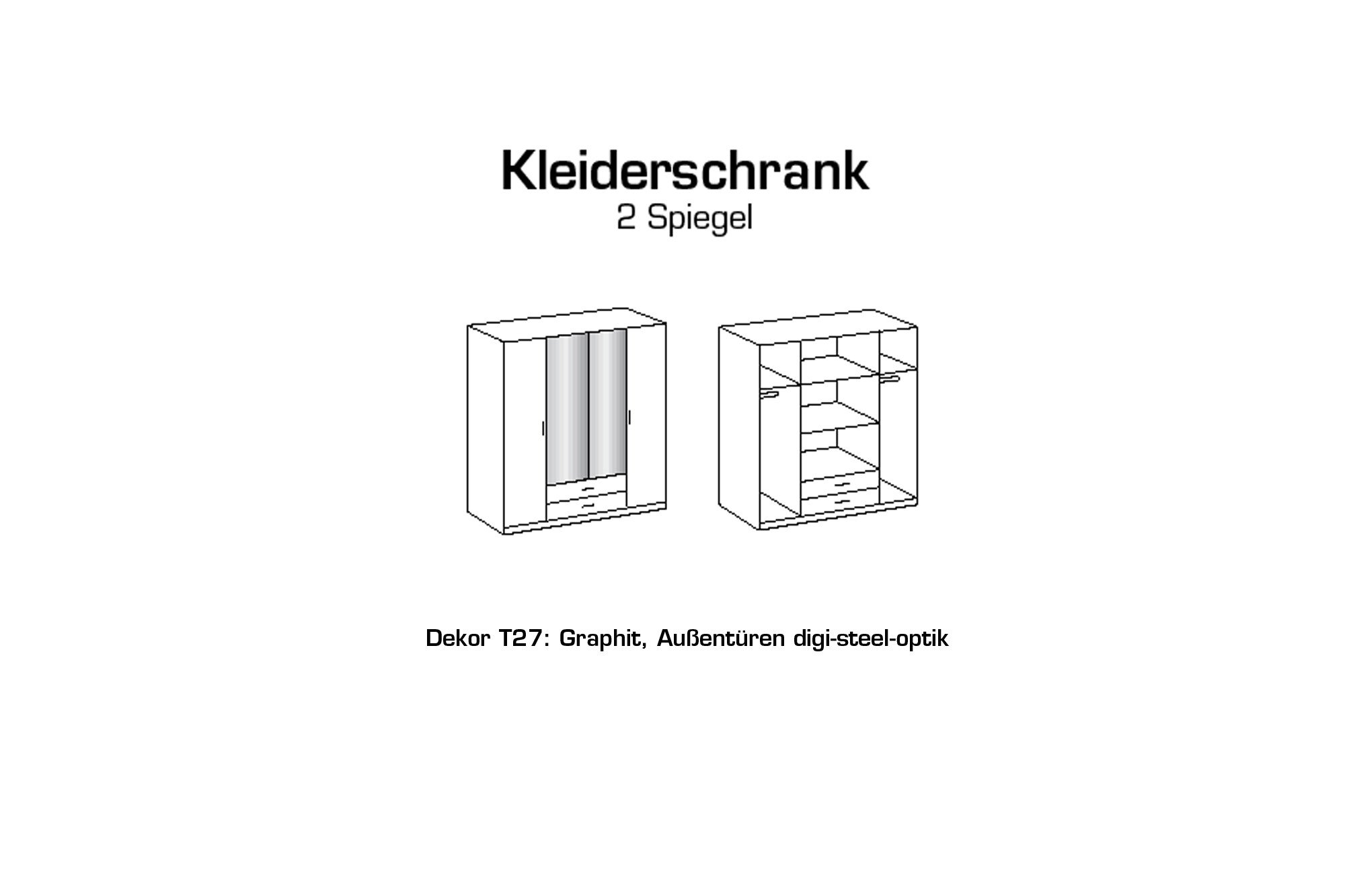 - Duisburg Online-Shop | Letz Kleiderschrank - 4-türiger Möbel Ihr von Wimex