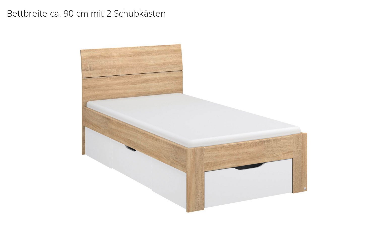 Ihr cm - | Bett zweifarbig Online-Shop Letz Flexx 140x200 Rauch Möbel