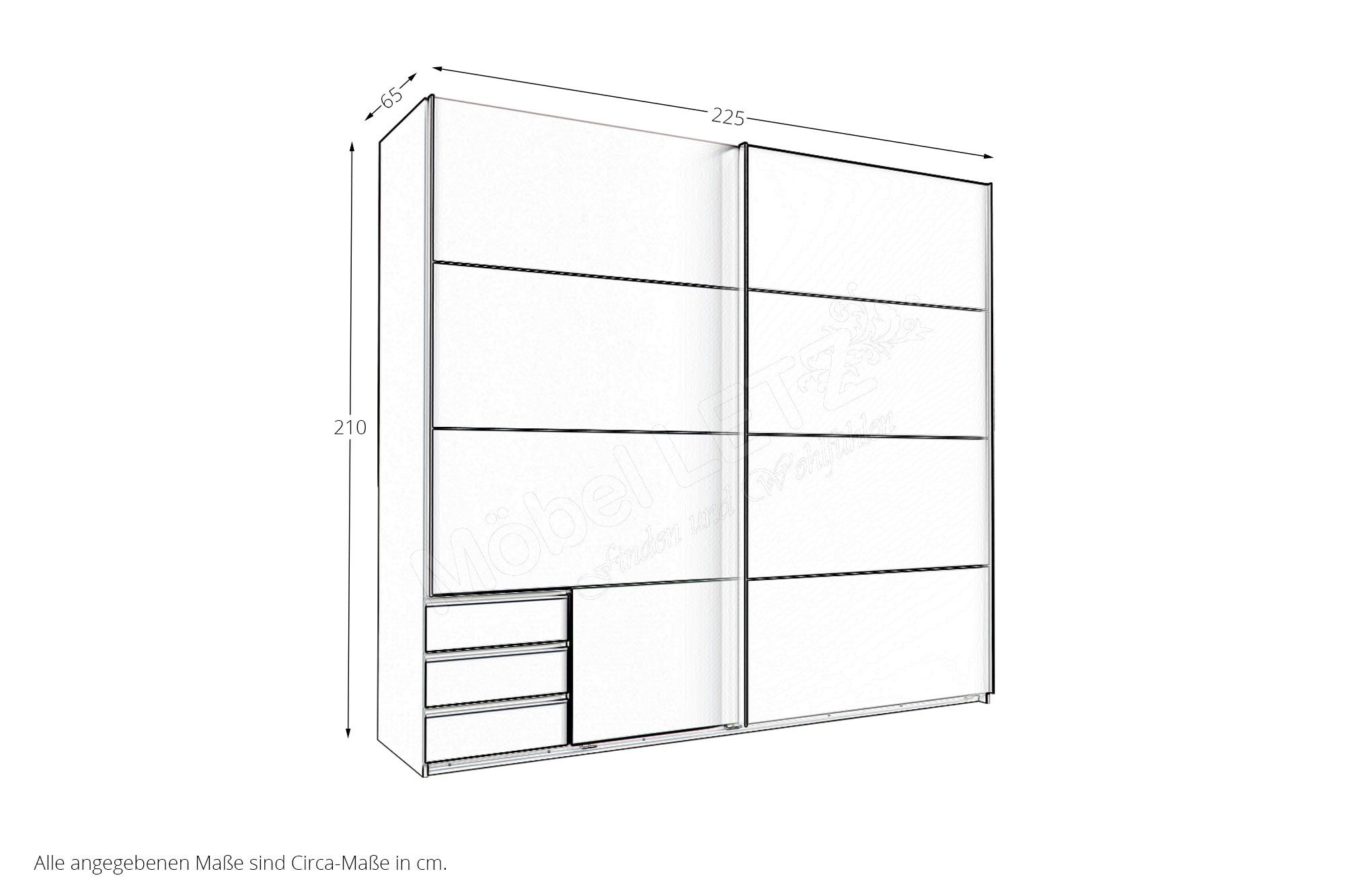 Wimex Schrank Valencia mit Schubladen | Ihr Möbel 3 - Letz Online-Shop