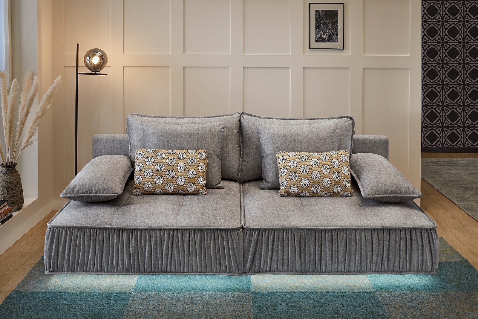 Jockenhöfer Polstermöbel Marrakesch Big Sofa | Ihr Grau - Möbel Letz Online-Shop in