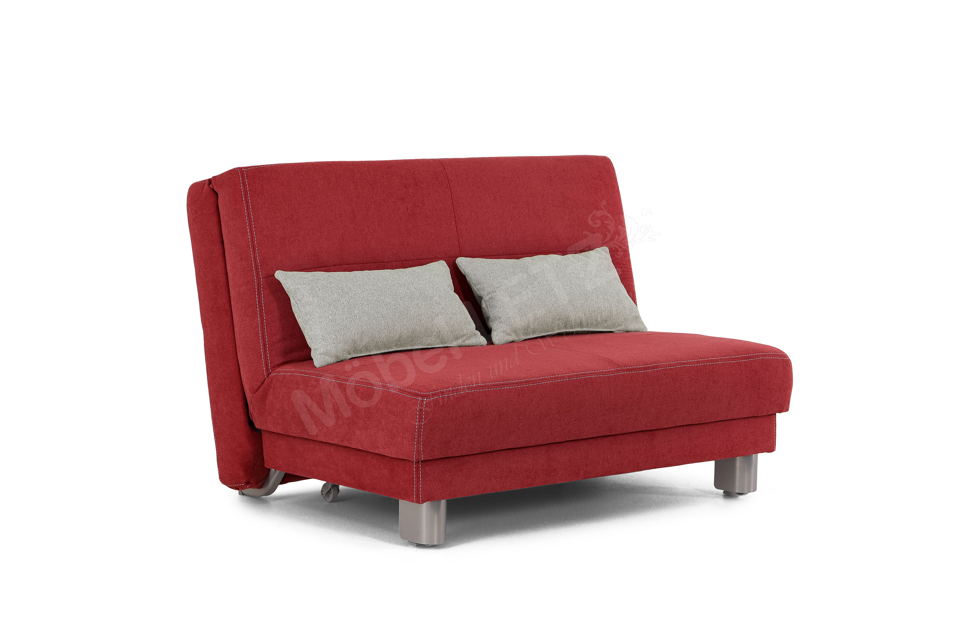 Sofa-Team Gina Schlafsofa 120x195 cm - Letz rot Möbel | Online-Shop bezogen Ihr