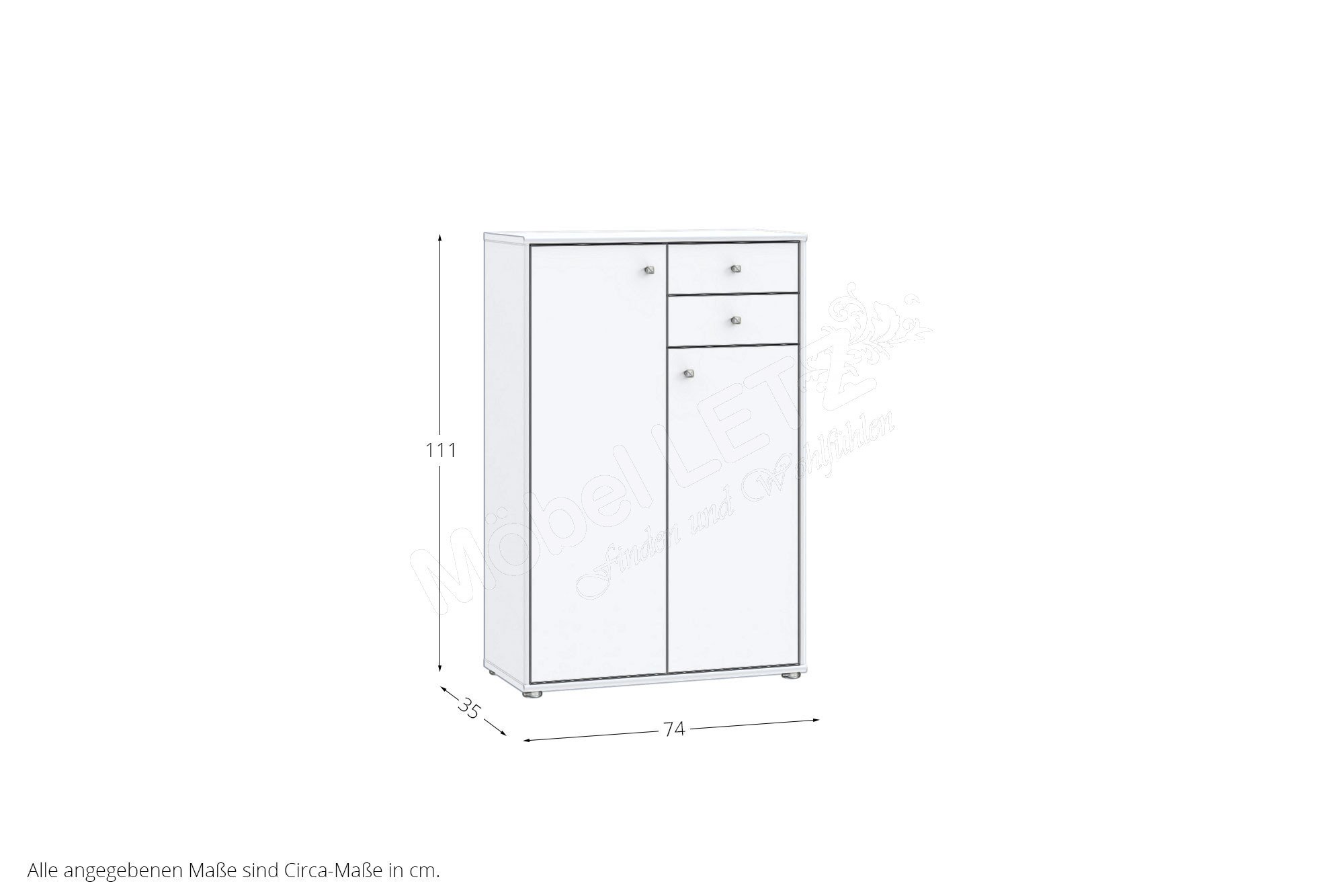 Eiche Letz - Sonoma T2KK20-D30F Möbel Möbel Ihr | Forte Tempra 2 Online-Shop Kommode