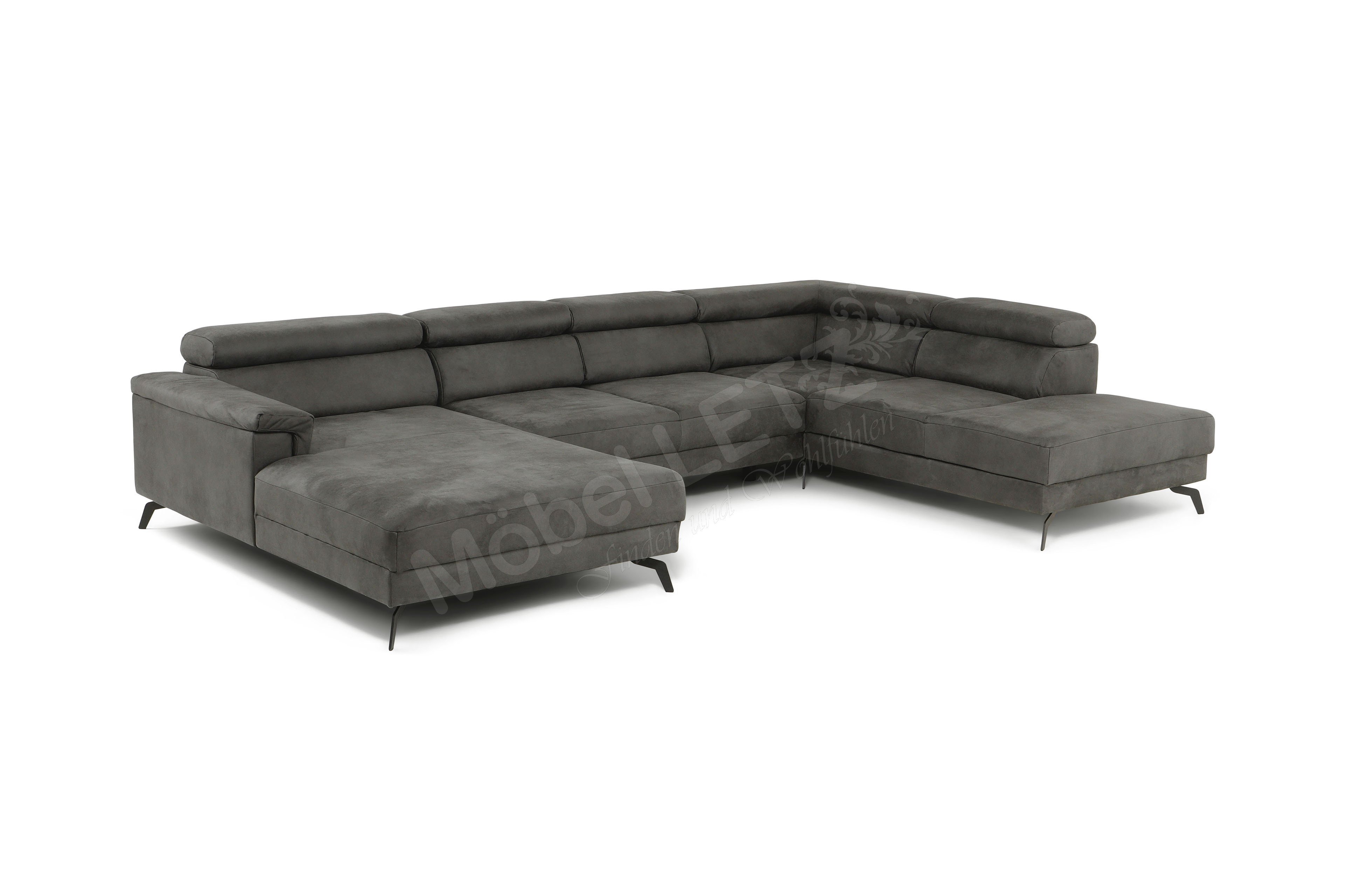 AZ Iwaniccy Silver XXLSofa anthrazit Möbel Letz Ihr