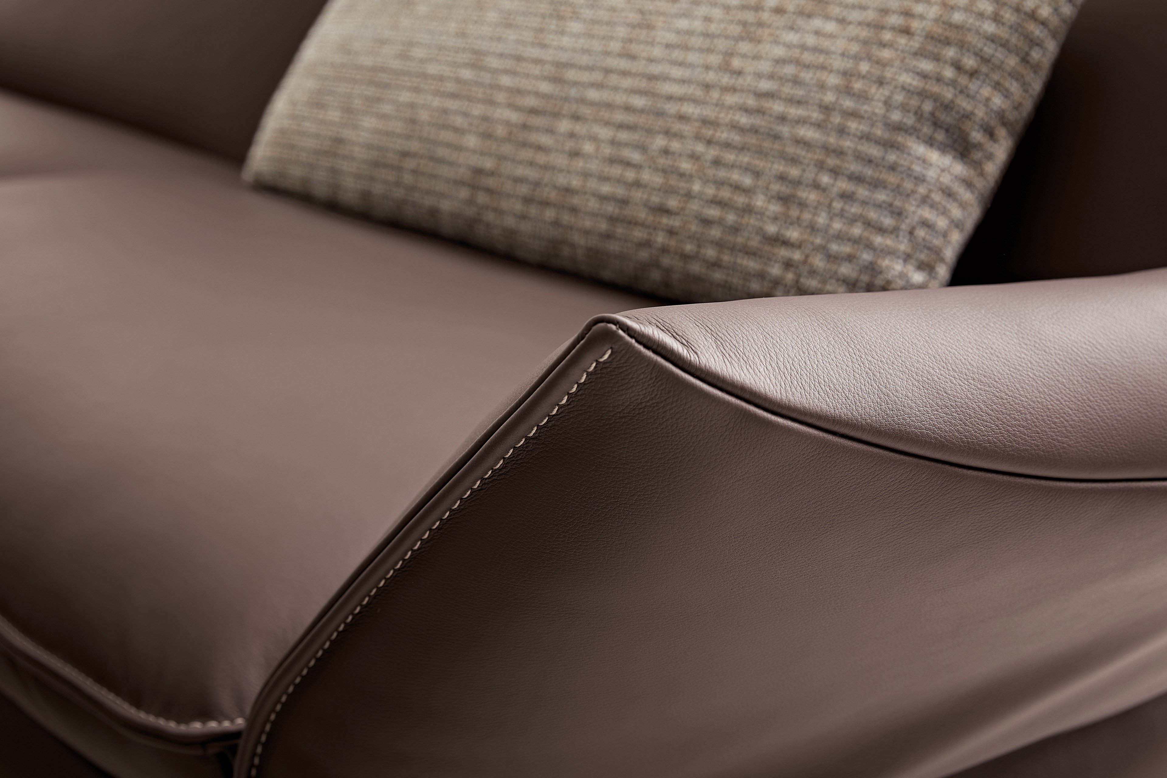 KOINOR Maxwell Ledergarnitur cola | Möbel Letz - Ihr Online-Shop