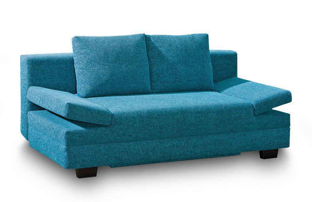 Restyl allround schlafsofa in petrol mit armteilverstellung l ...