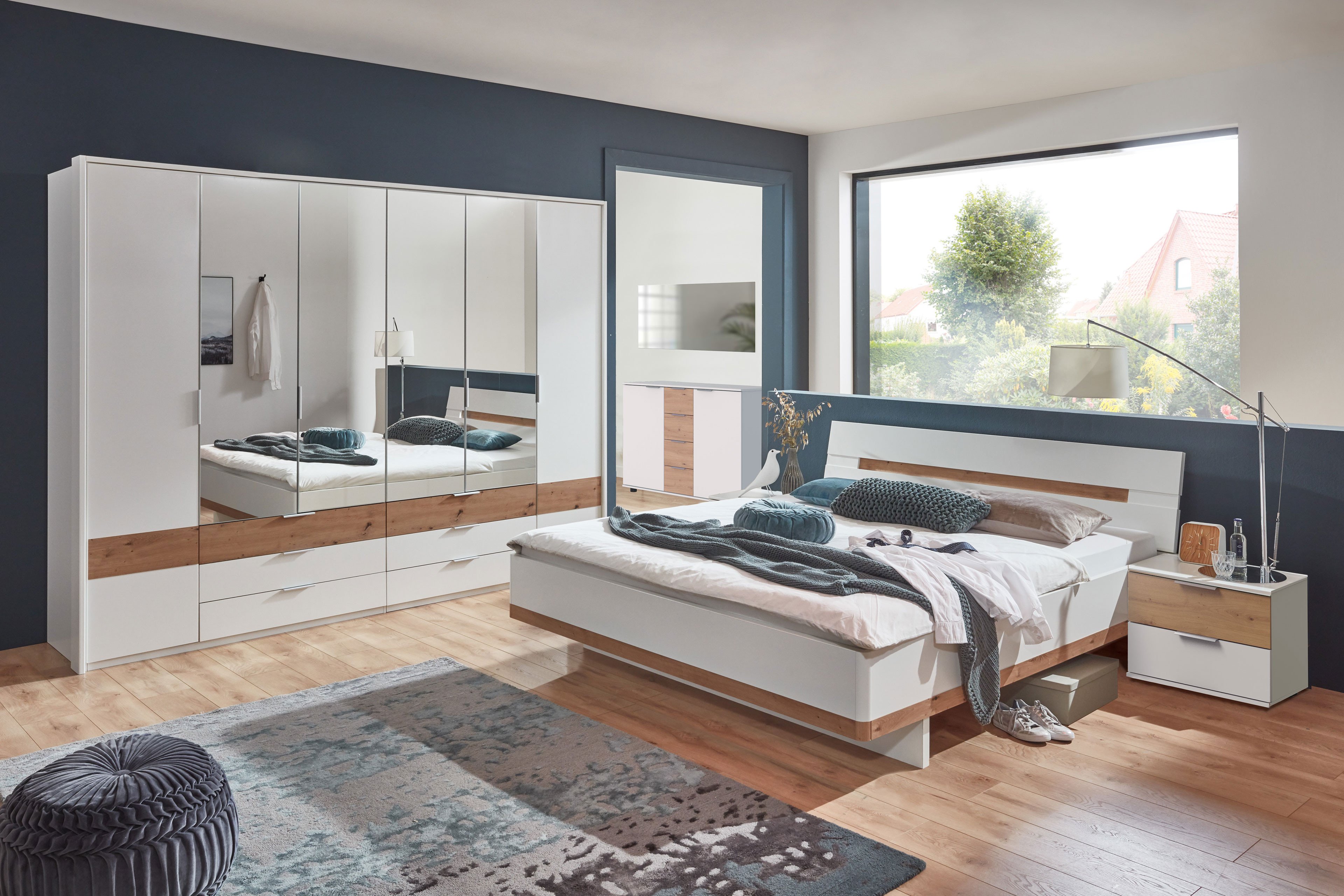 Wimex Gibraltar Schlafzimmermöbel Online-Shop - weiß/ Artisan-Eiche Ihr Möbel | Letz