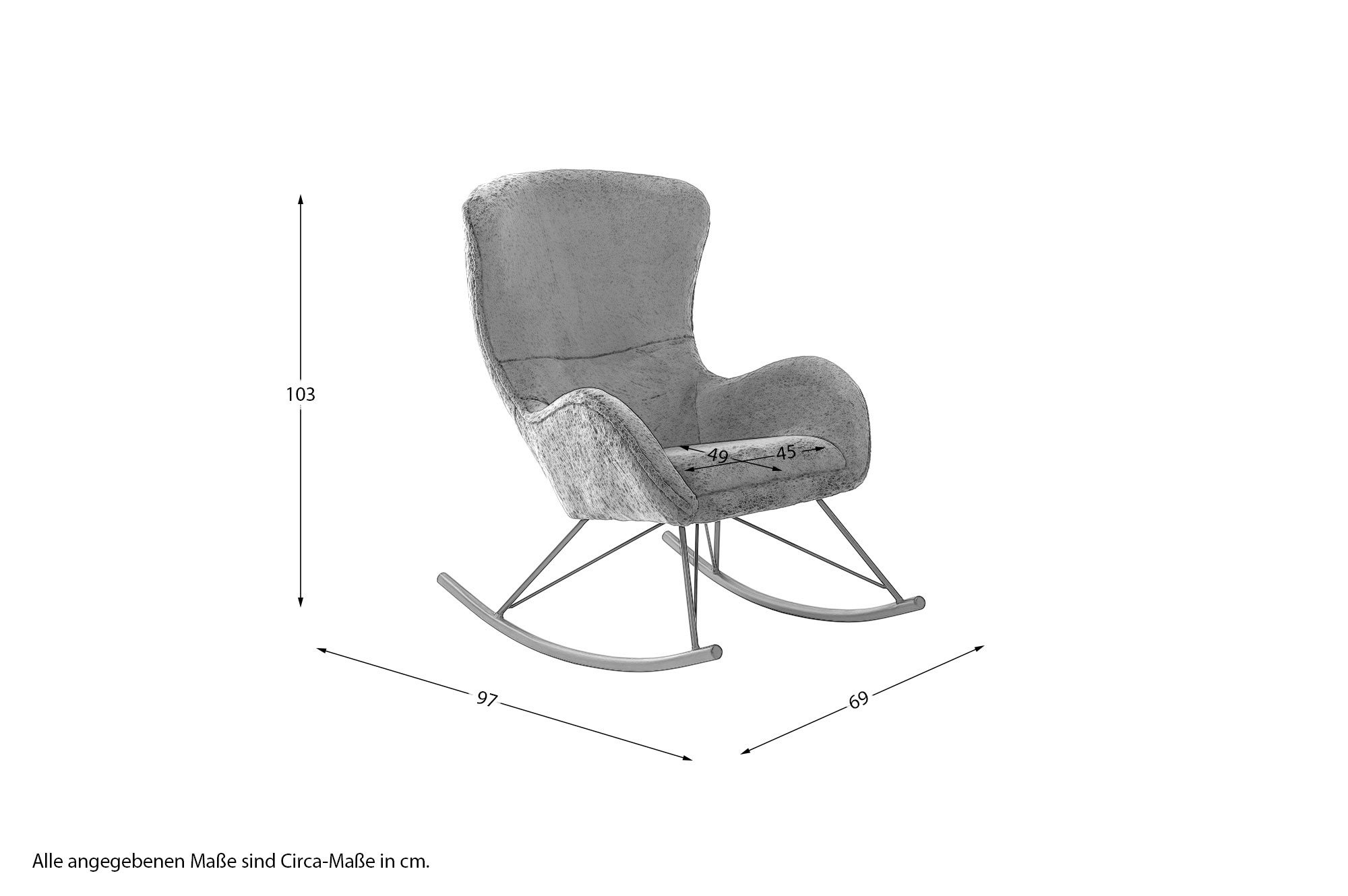 Oriolo Creme in - Online-Shop furniture Möbel | MCA Schaukelstuhl Letz Ihr