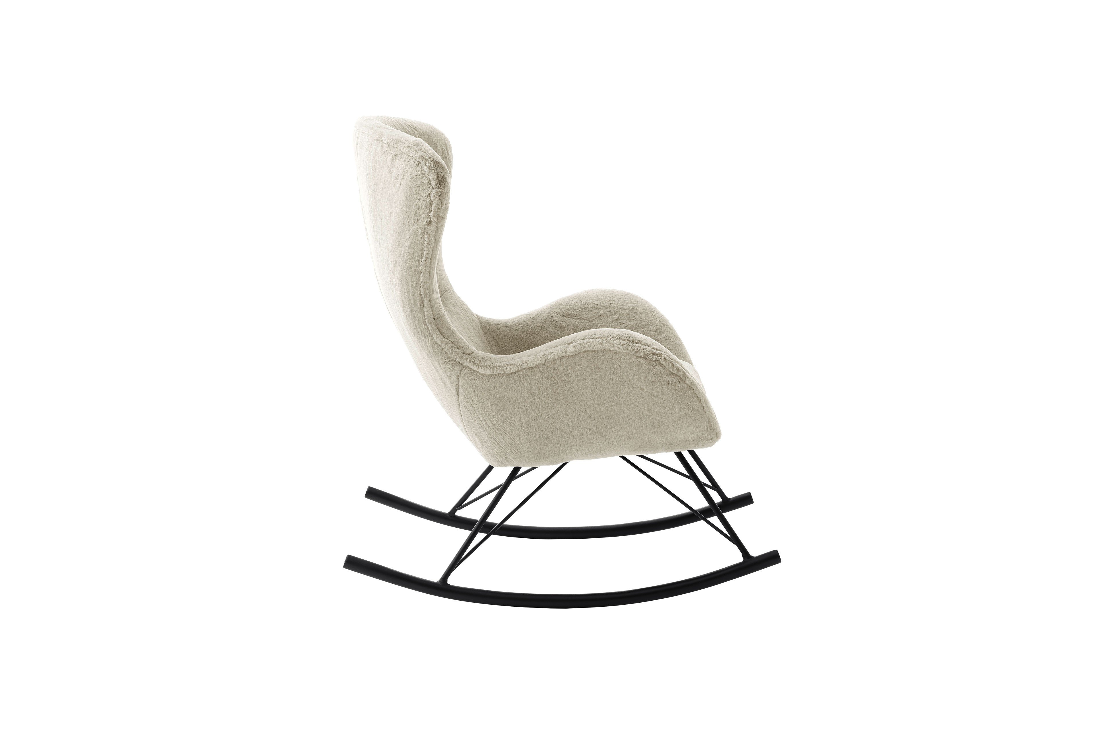 | Schaukelstuhl Ihr furniture Letz Oriolo in Creme Online-Shop - MCA Möbel