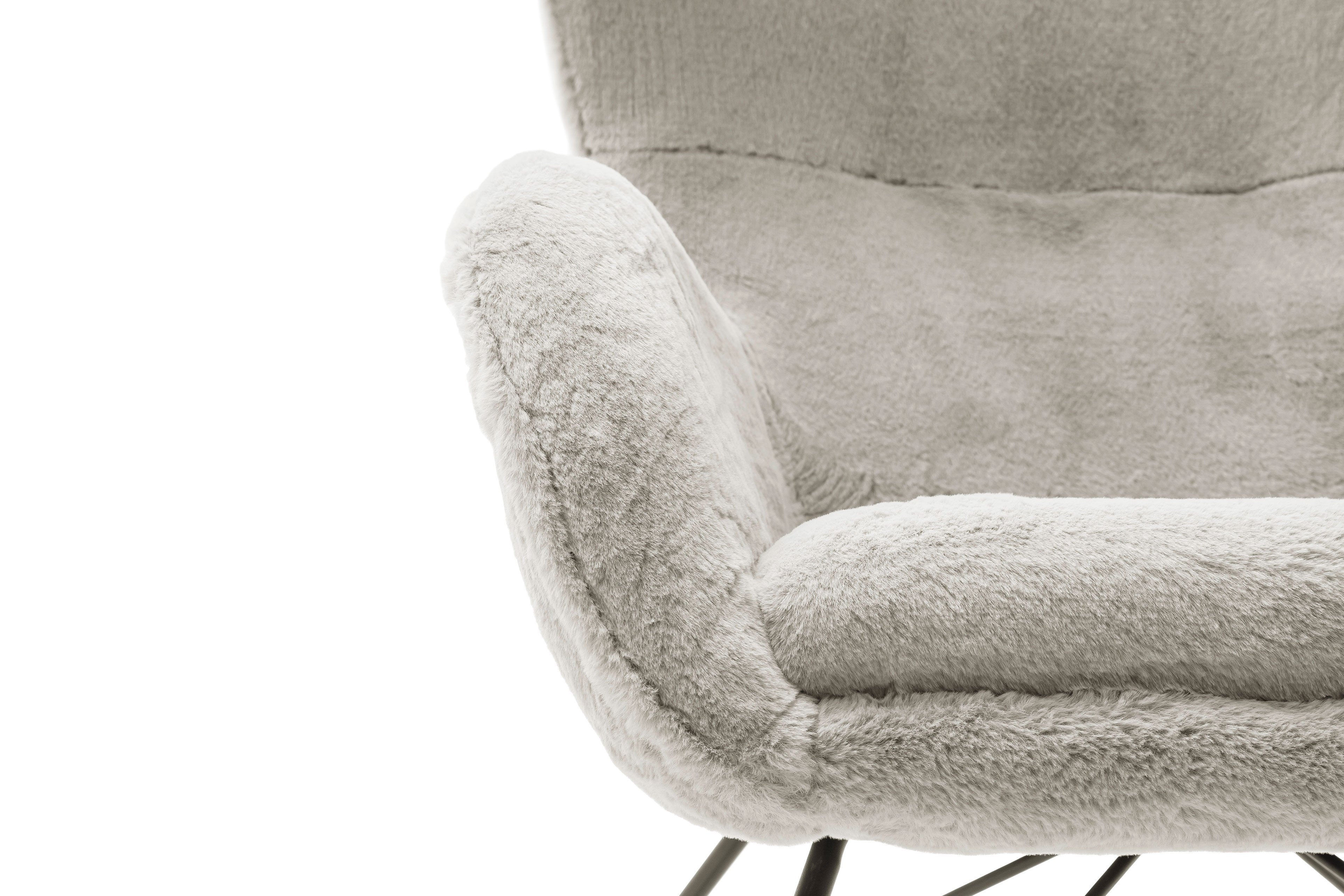 MCA furniture Schaukelstuhl Oriolo in Creme | Möbel Letz - Ihr Online-Shop