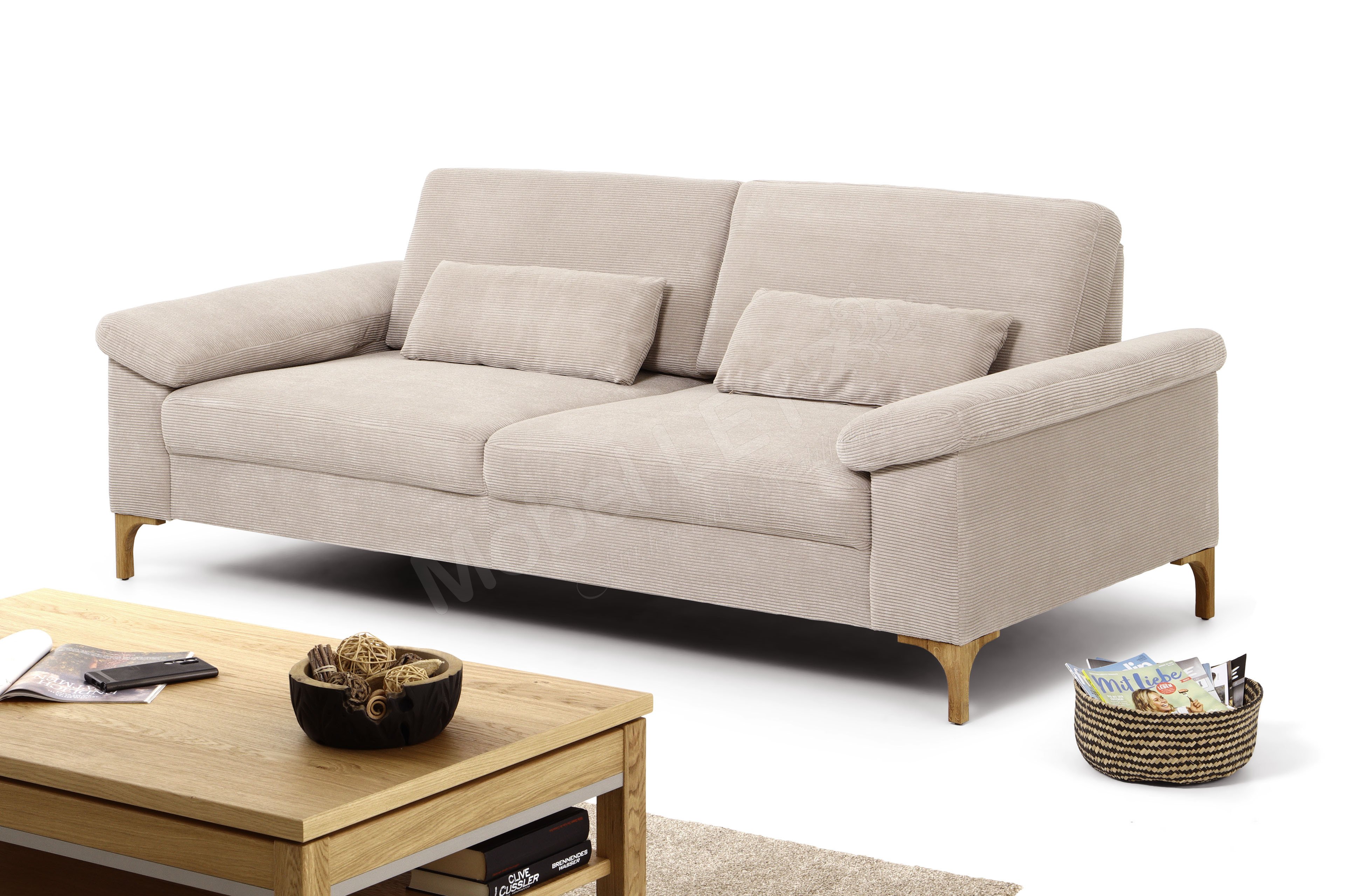 Candy Coast Move 3Sitzer in Beige Möbel Letz Ihr