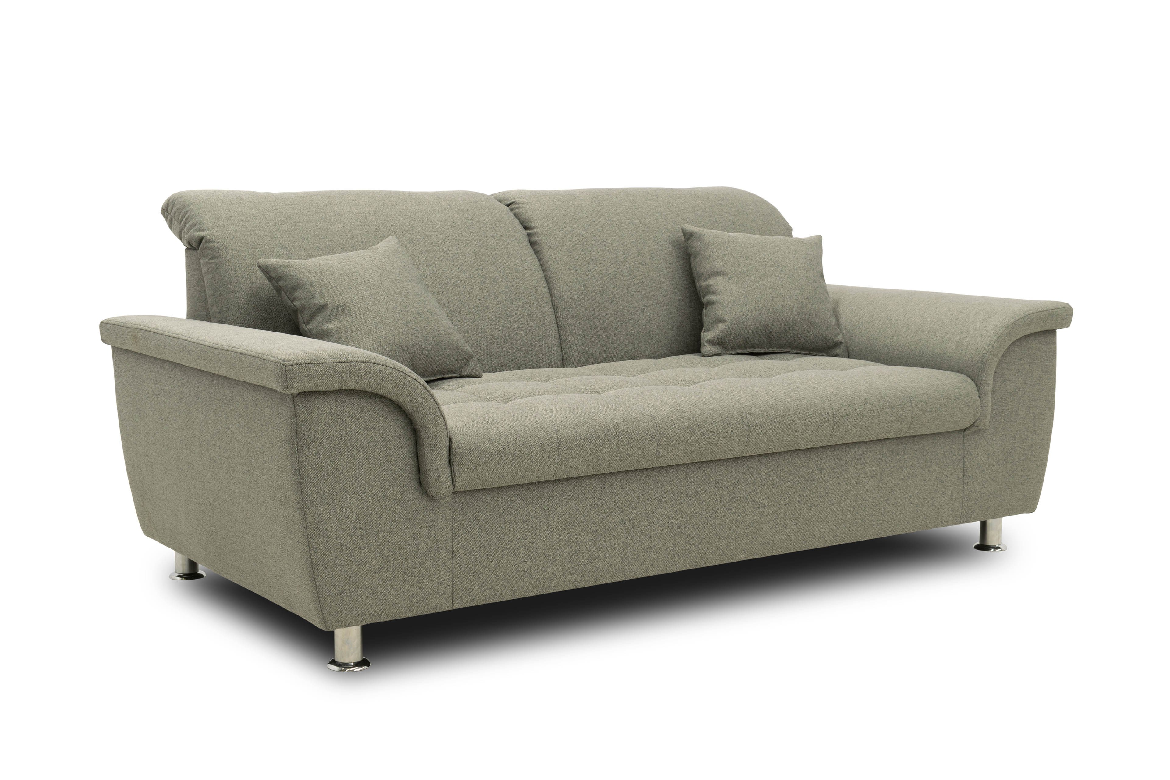 Domo Collection Letz Couch Franzi - Möbel Ihr steel Online-Shop | 2-sitzig