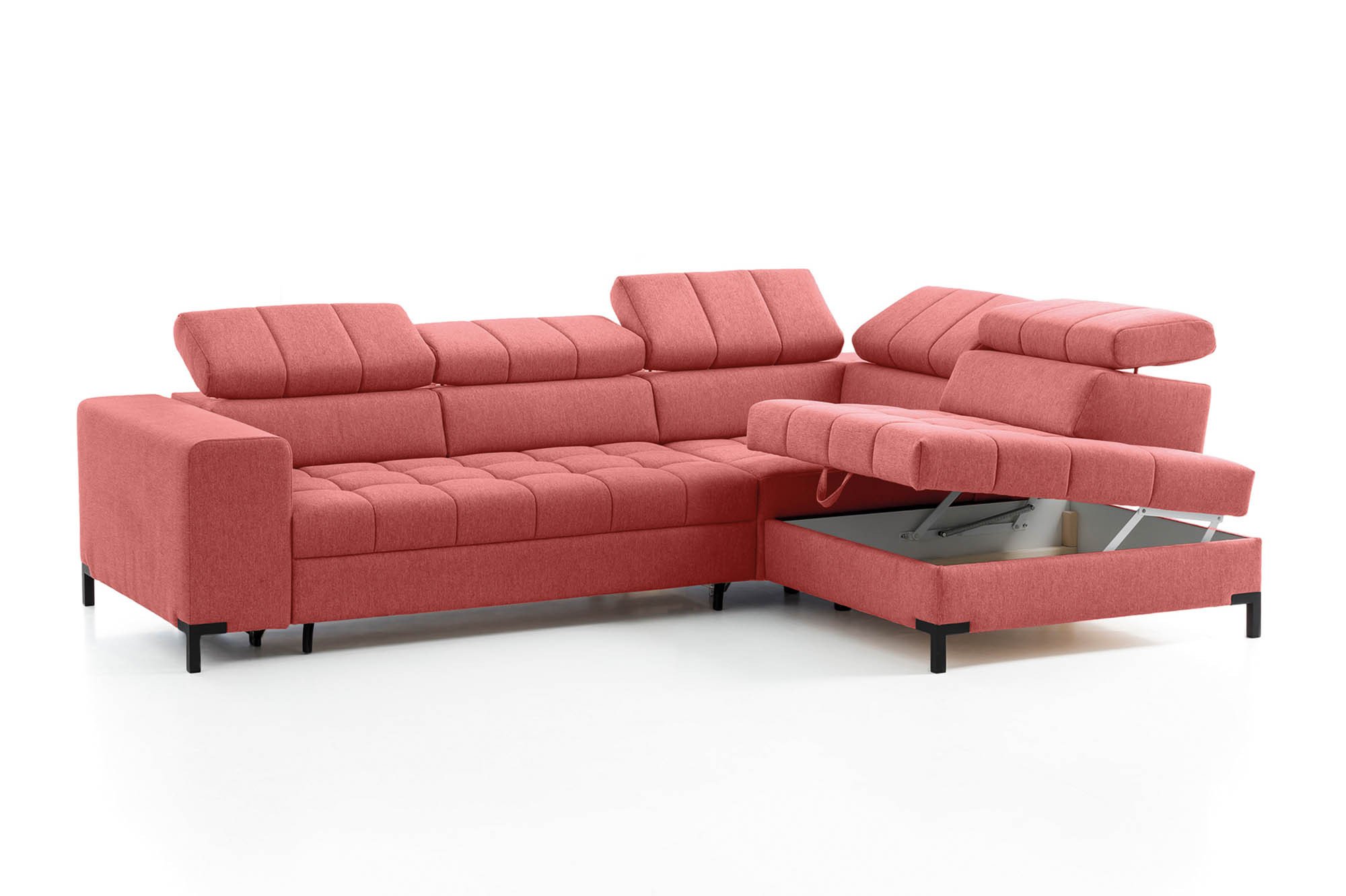 Online-Shop Möbel coral Sofa Ihr L-Form Bocco | - Letz in Gala Exxpo by