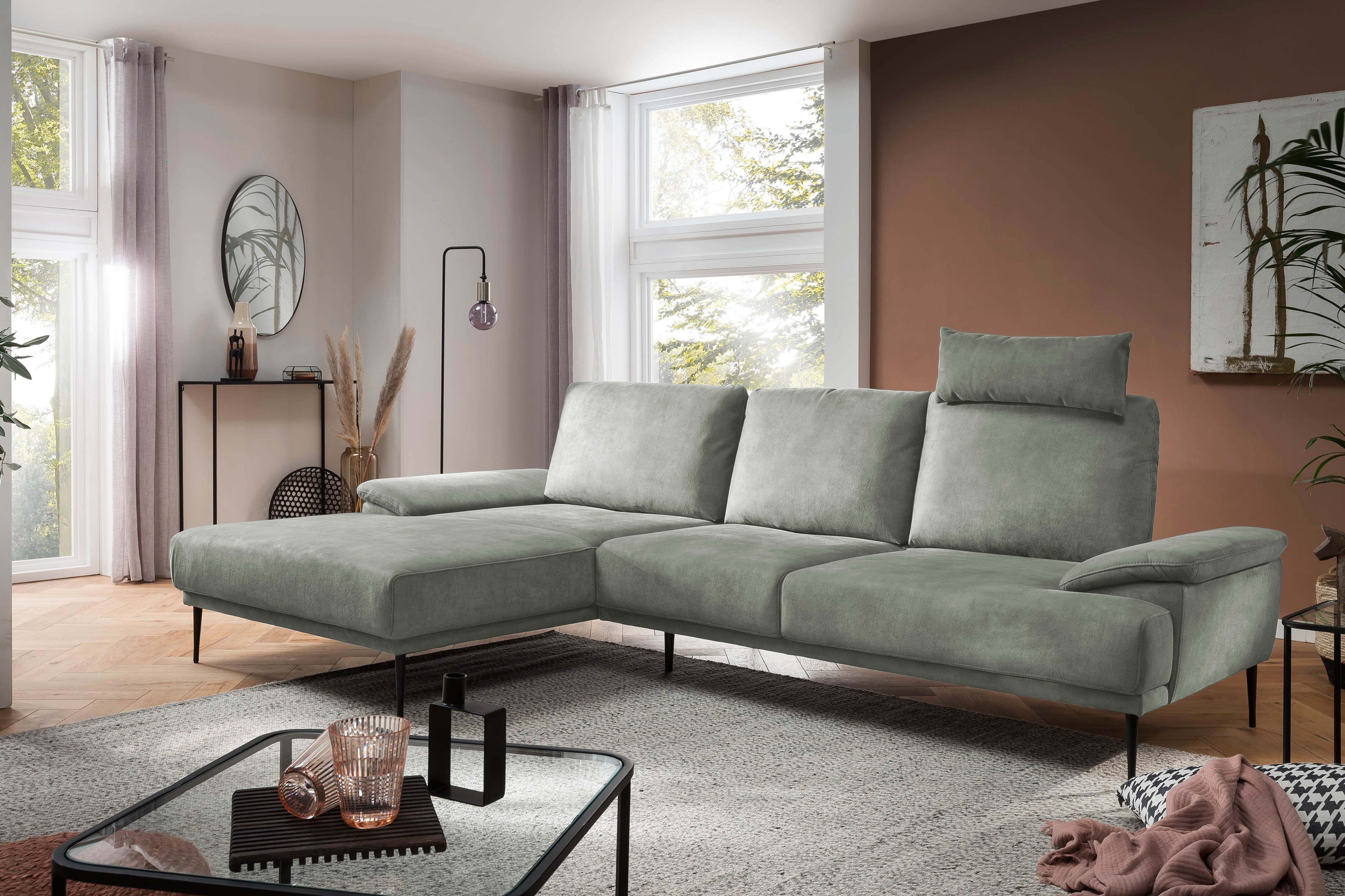 Sofa by Möbel - mintgrau L-Form | Ihr Letz Ceyenne in Exxpo Online-Shop Gala