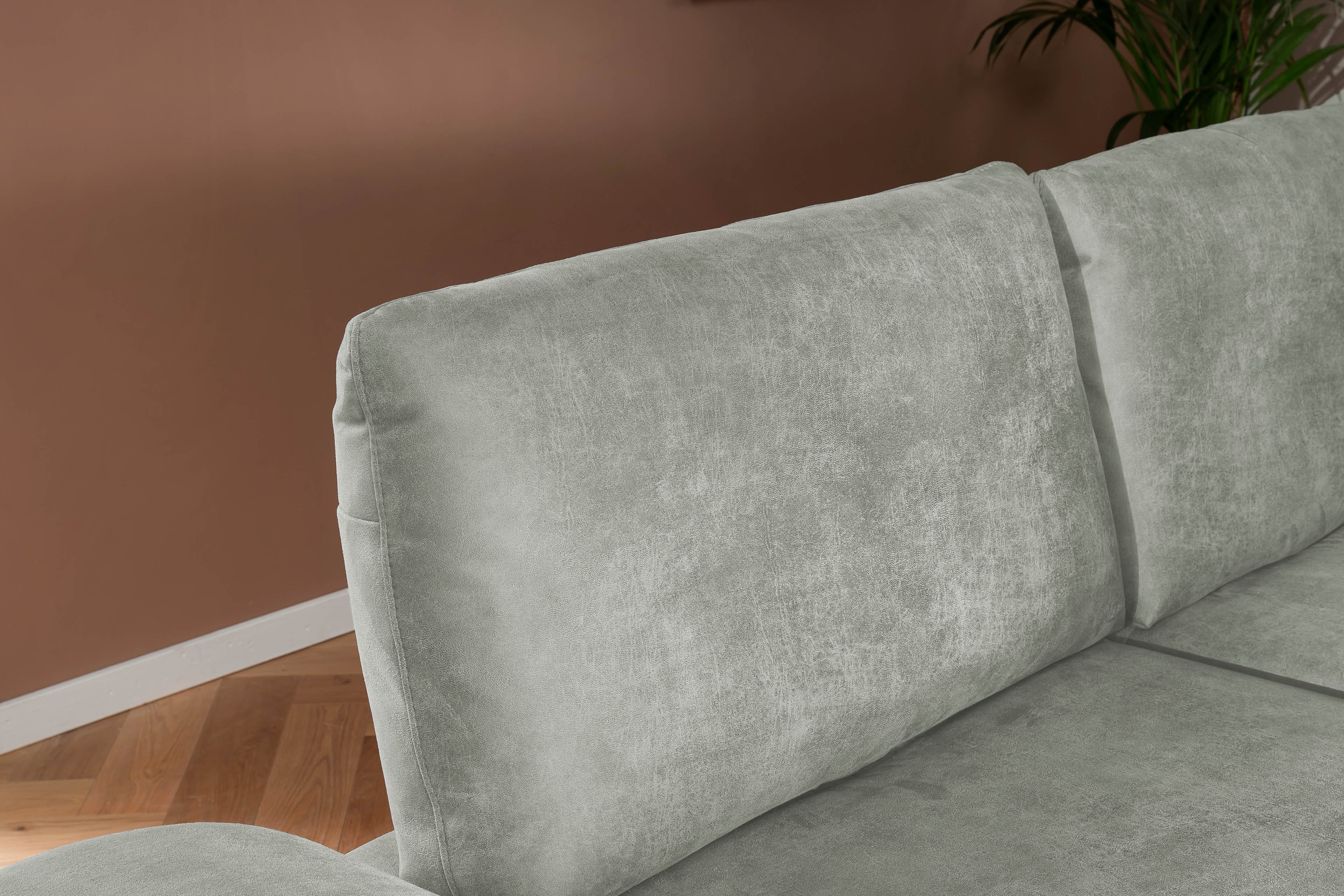 Online-Shop Exxpo | L-Form Ihr Gala Sofa in mintgrau Möbel Ceyenne by Letz -