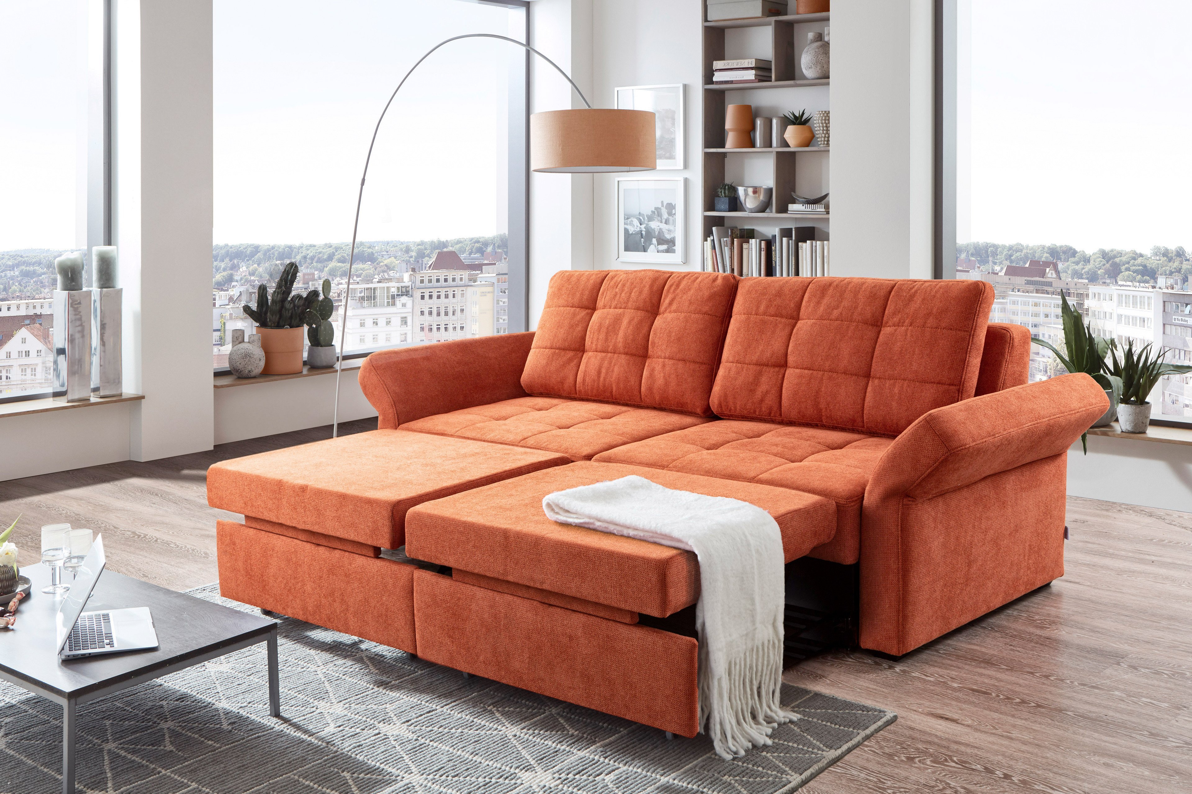 Poco Polstermöbel Duo Flex Schlafsofa in Terra Möbel Letz Ihr