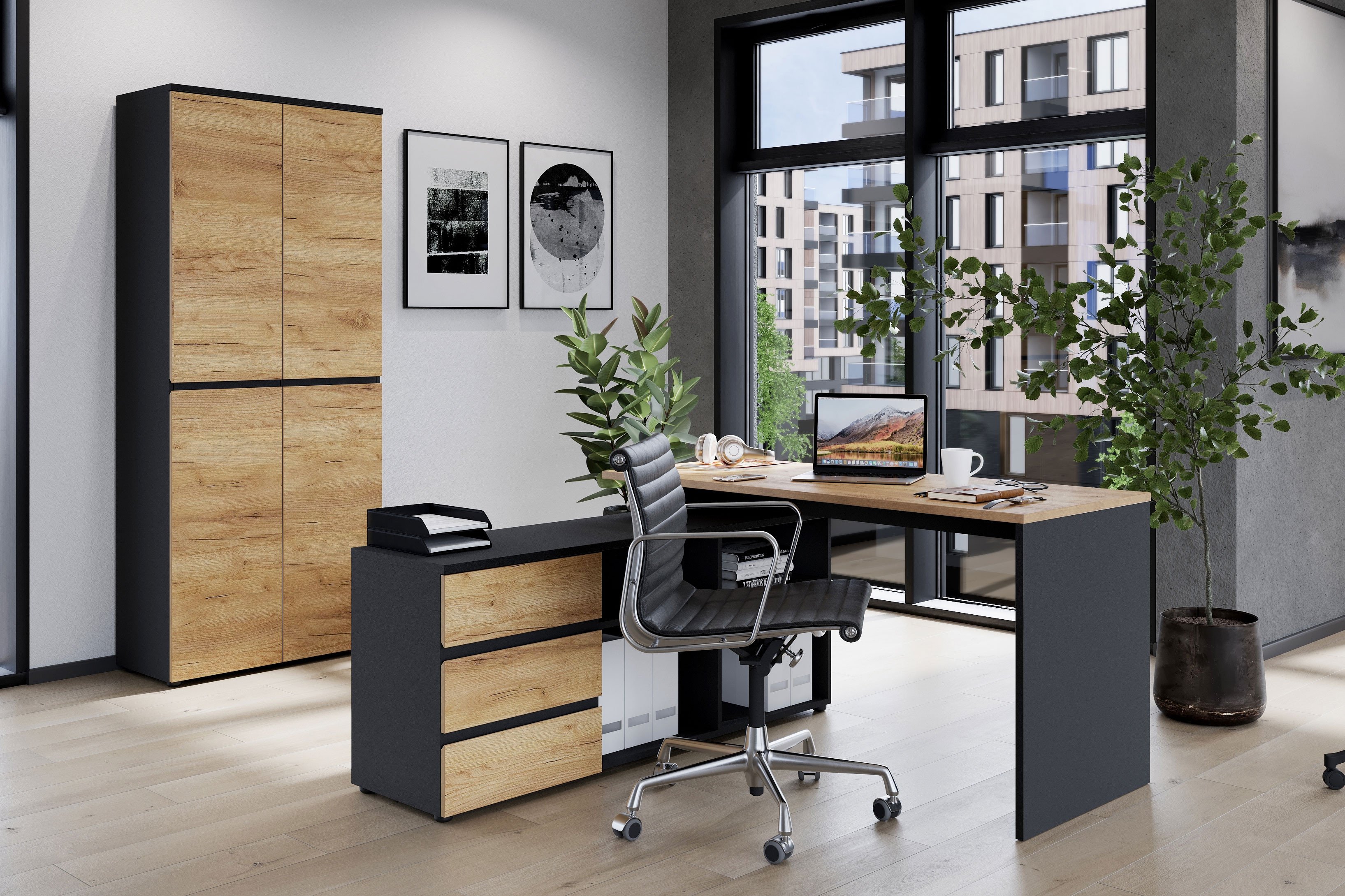 Germania Lissabon Online-Shop Schrank Ecktisch & Letz - Ihr Möbel Büromöbelset mit |