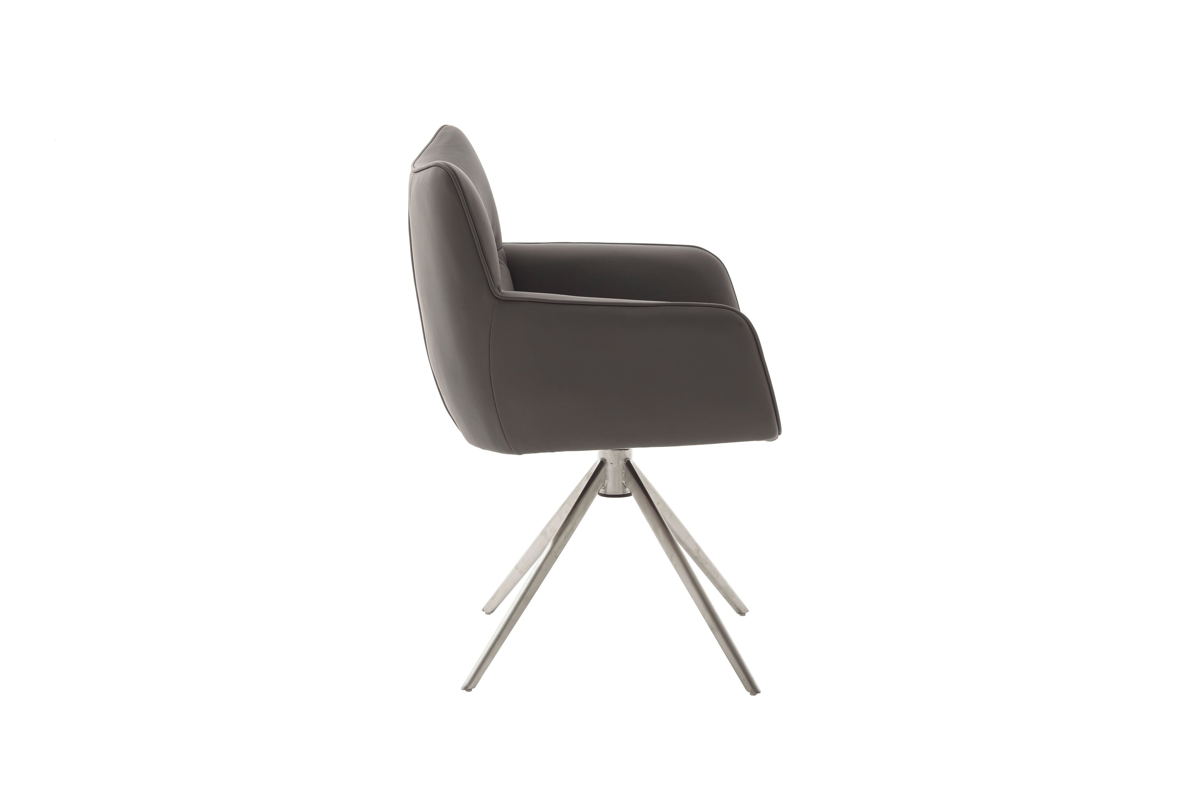 MCA furniture Stuhl Limone 2 Möbel - - Letz Ihr anthrazit Lederbezug | Online-Shop