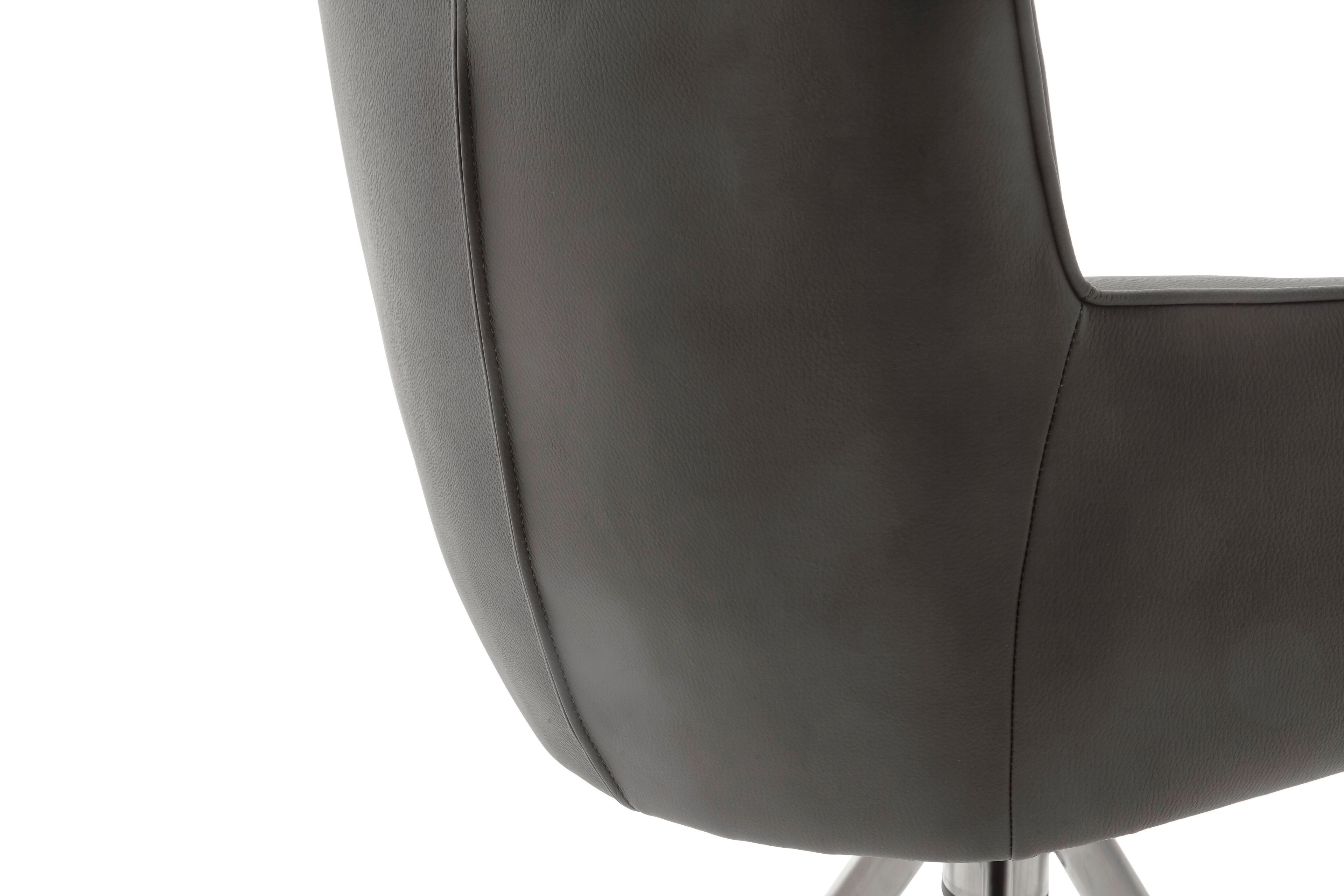 2 Möbel Lederbezug MCA - Online-Shop - Limone furniture Letz Ihr anthrazit Stuhl |