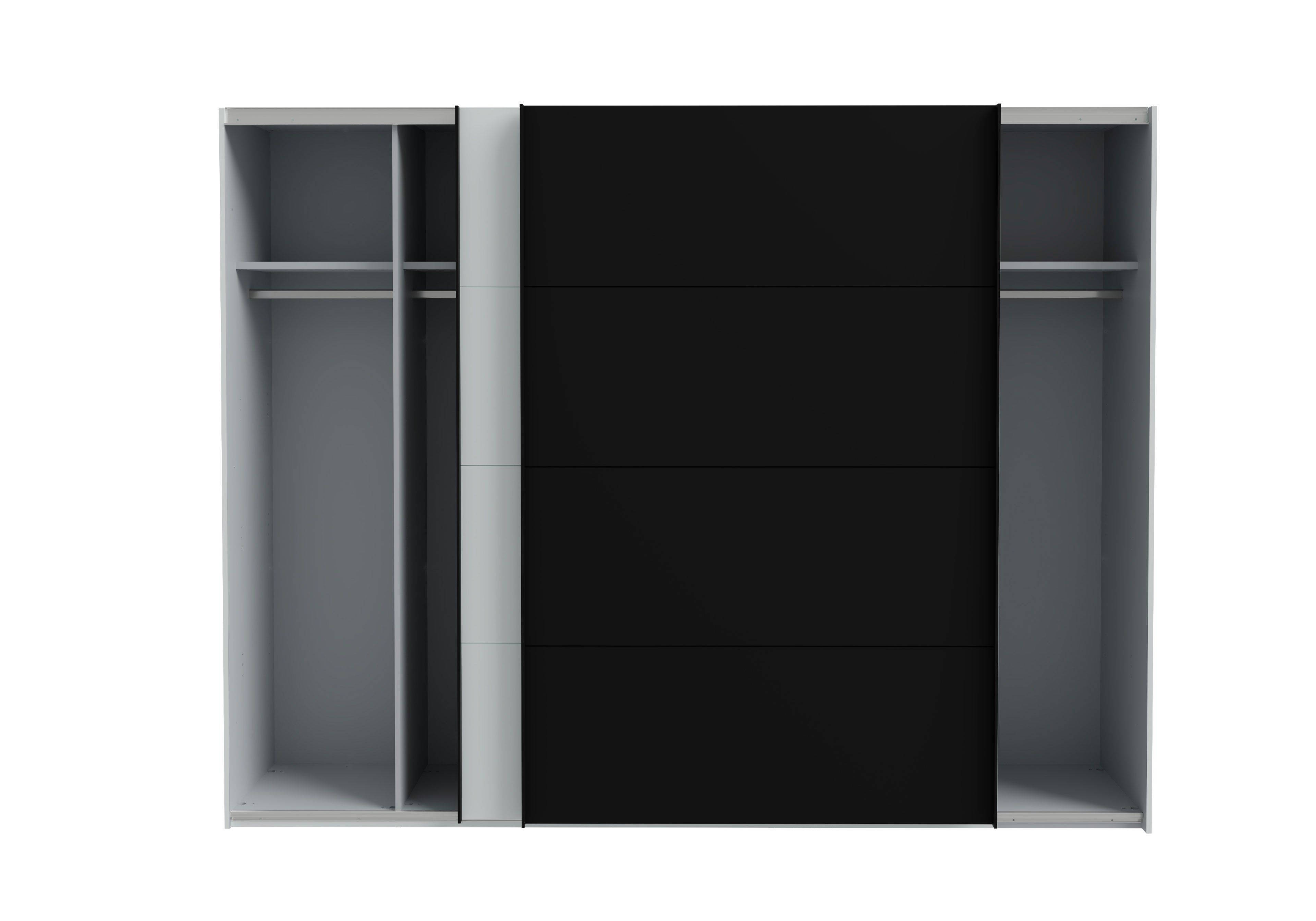 Forte High Rock Schrank ca. 270 cm breit grau - schwarz | Möbel Letz - Ihr  Online-Shop