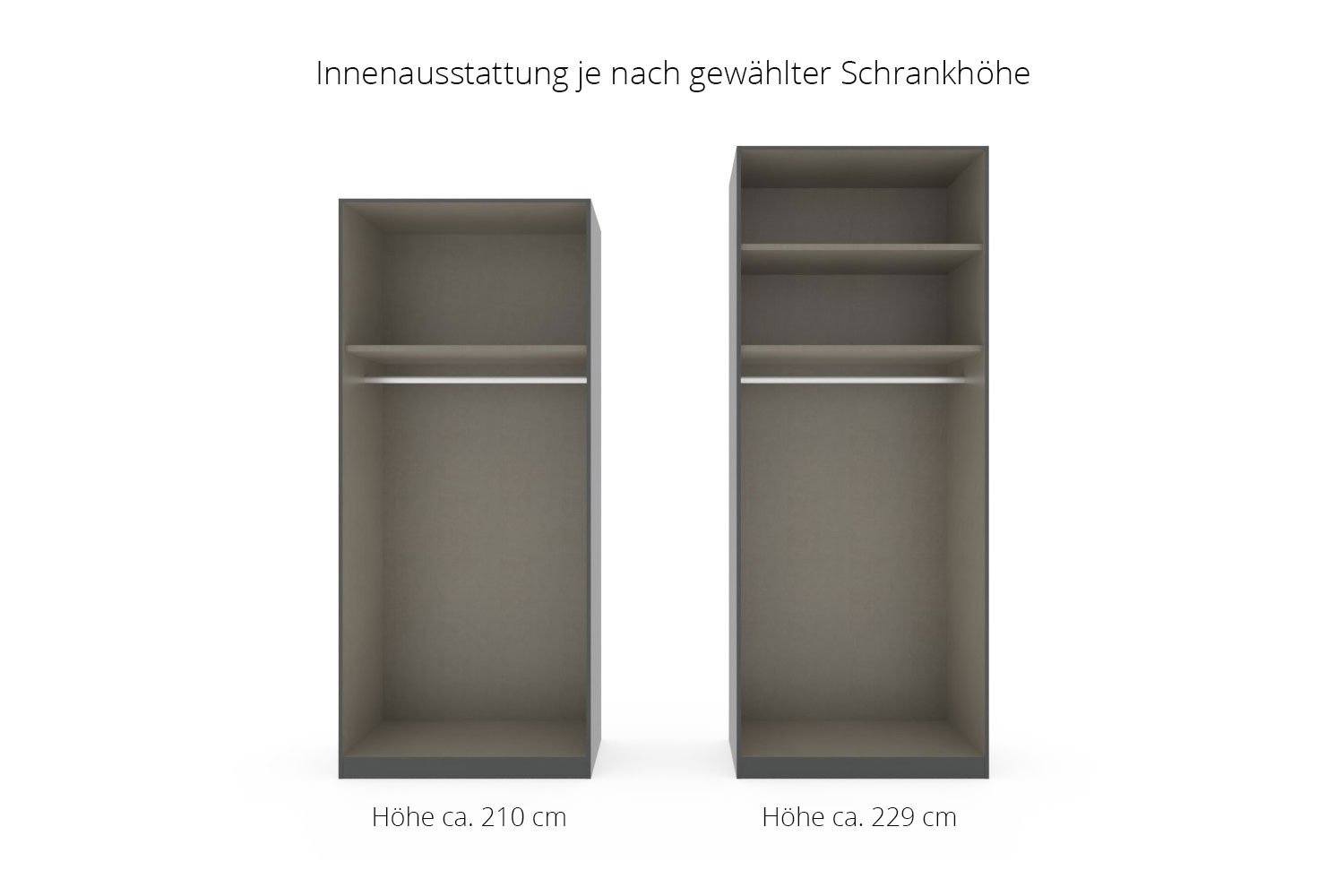 Essensa 2-türig Schrank Möbel - Ihr Rauch Letz | weiß-grau Orange Online-Shop