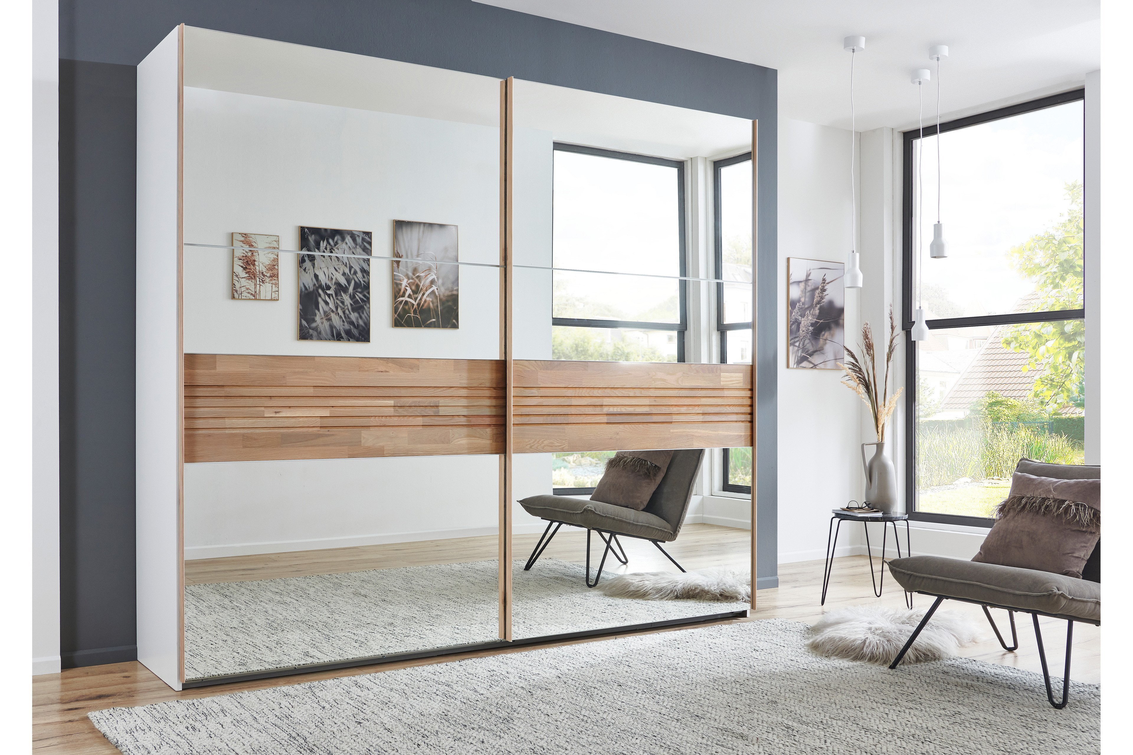 Wimex Tirol Schrank Spiegeltüren 250 cm breit | Möbel Letz - Ihr Online-Shop | Schwebetürenschränke