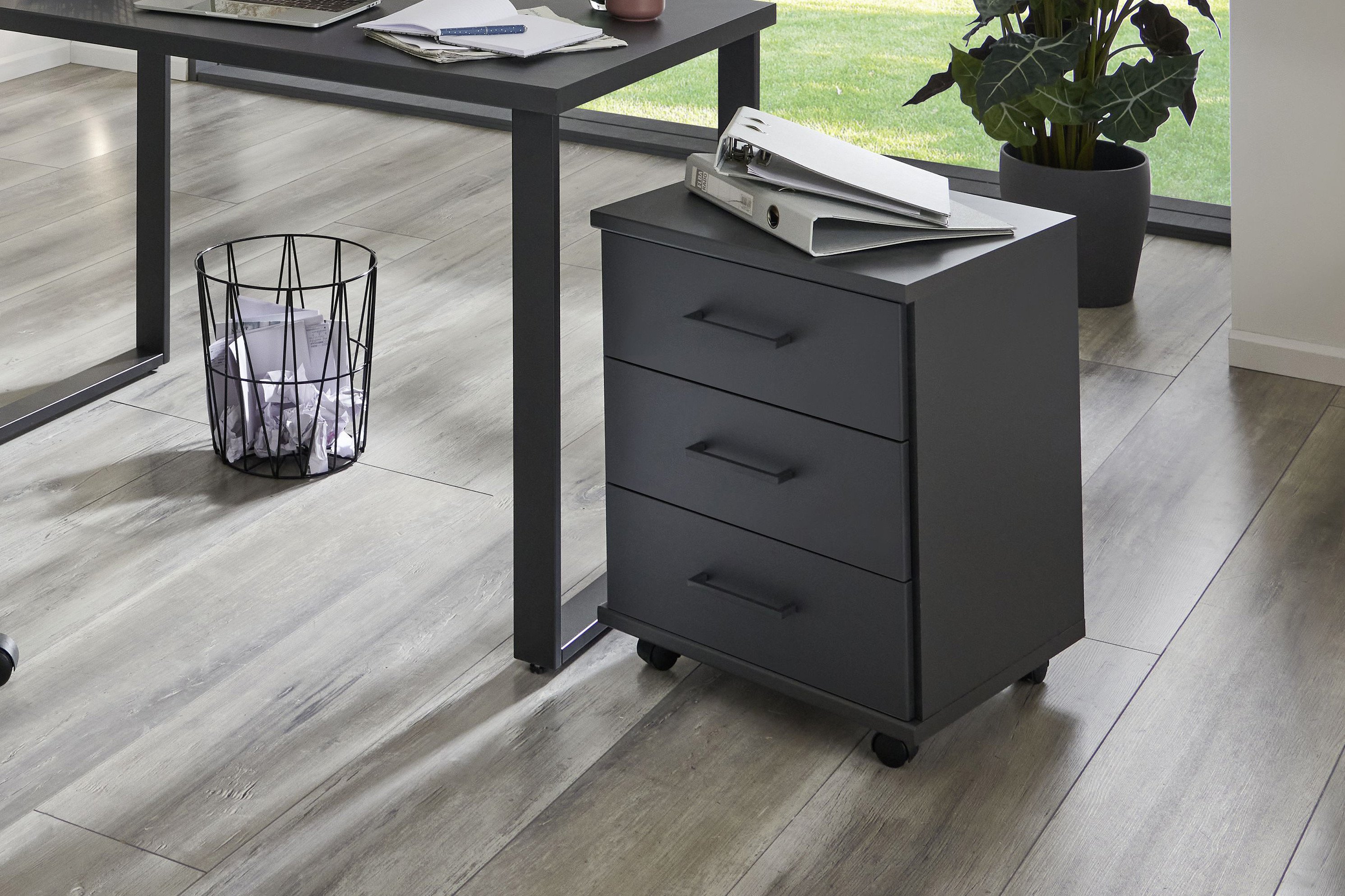 Wimex Home Desk Rollcontainer | Möbel Letz Online-Shop - graphit Ihr