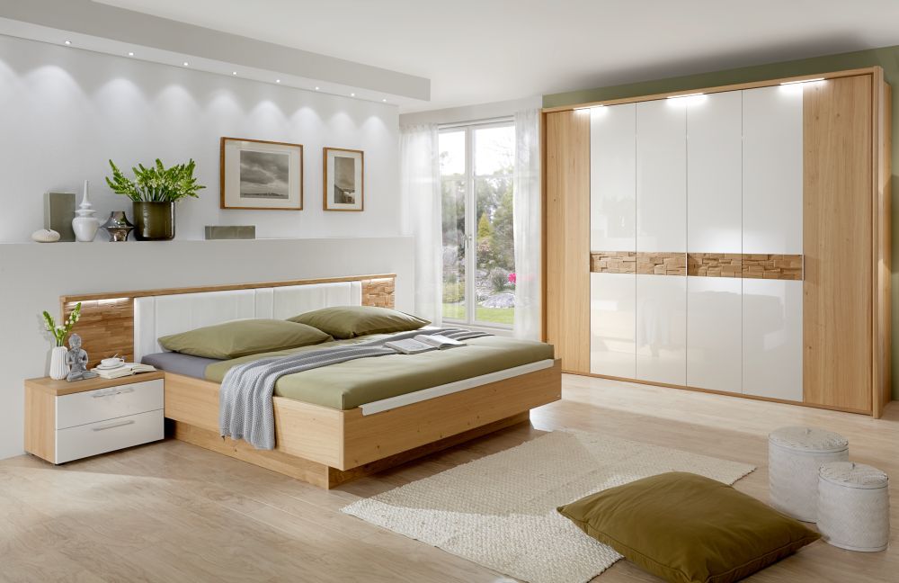 Schlafzimmer cesan crema hochglanz von disselkamp. möbel letz ...