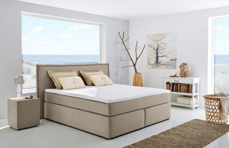 Ascoli Boxspringbett von Jockenhöfer 180 beige