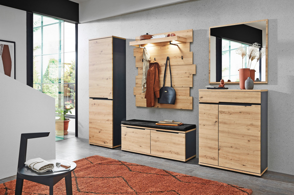 Sedeo 6050 von Innostyle - Garderobe in Artisan Eiche