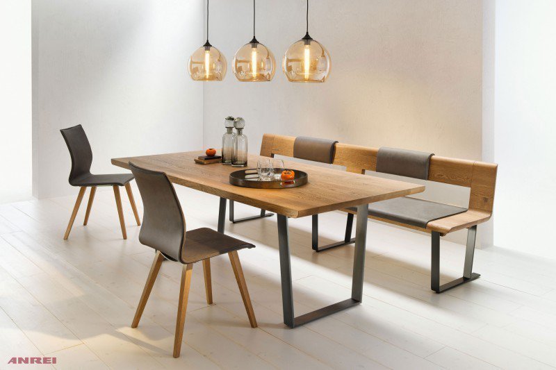 ANREI Kommode Mevisto Asteiche/ lichtgrau | Möbel Letz - Ihr Online-Shop