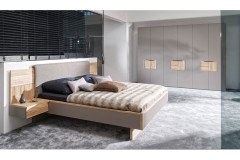 V/lacera sleeping von Voglauer - Kommode mit Kleiderständer taupe - Eiche