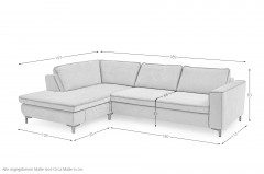 MP-IN24153 von Megapol - Ecksofa Variante links desert